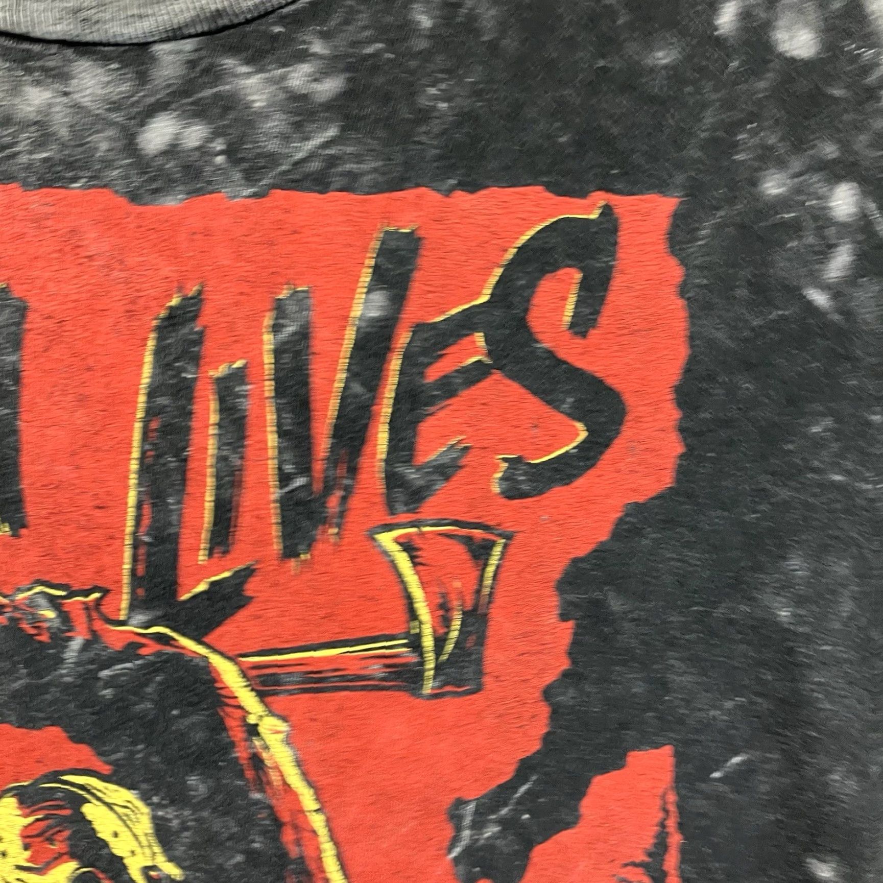Affliction FRIDAY THE 13TH JASON LIVES Graphic Tee Mens Medium Black Acid Wash Size US M / EU 48-50 / 2 - 6 Thumbnail