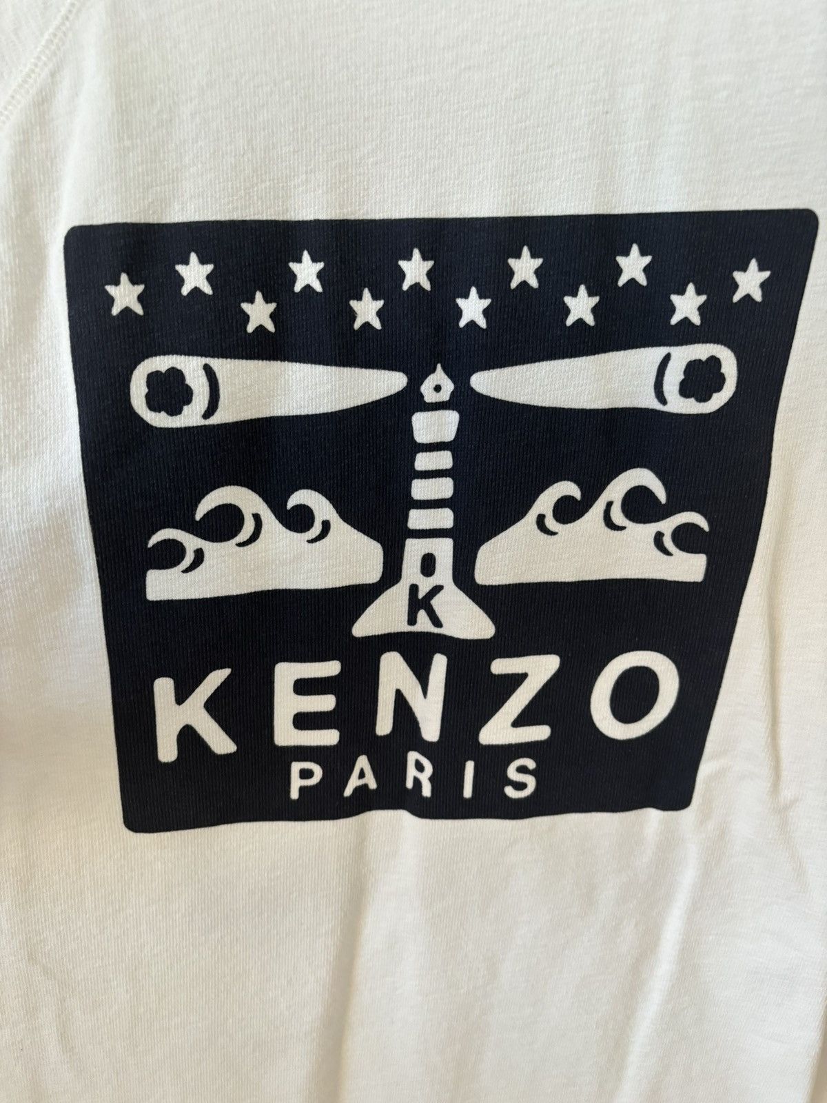 Kenzo White Kenzo Shirt Size US L / EU 52-54 / 3 - 3 Thumbnail