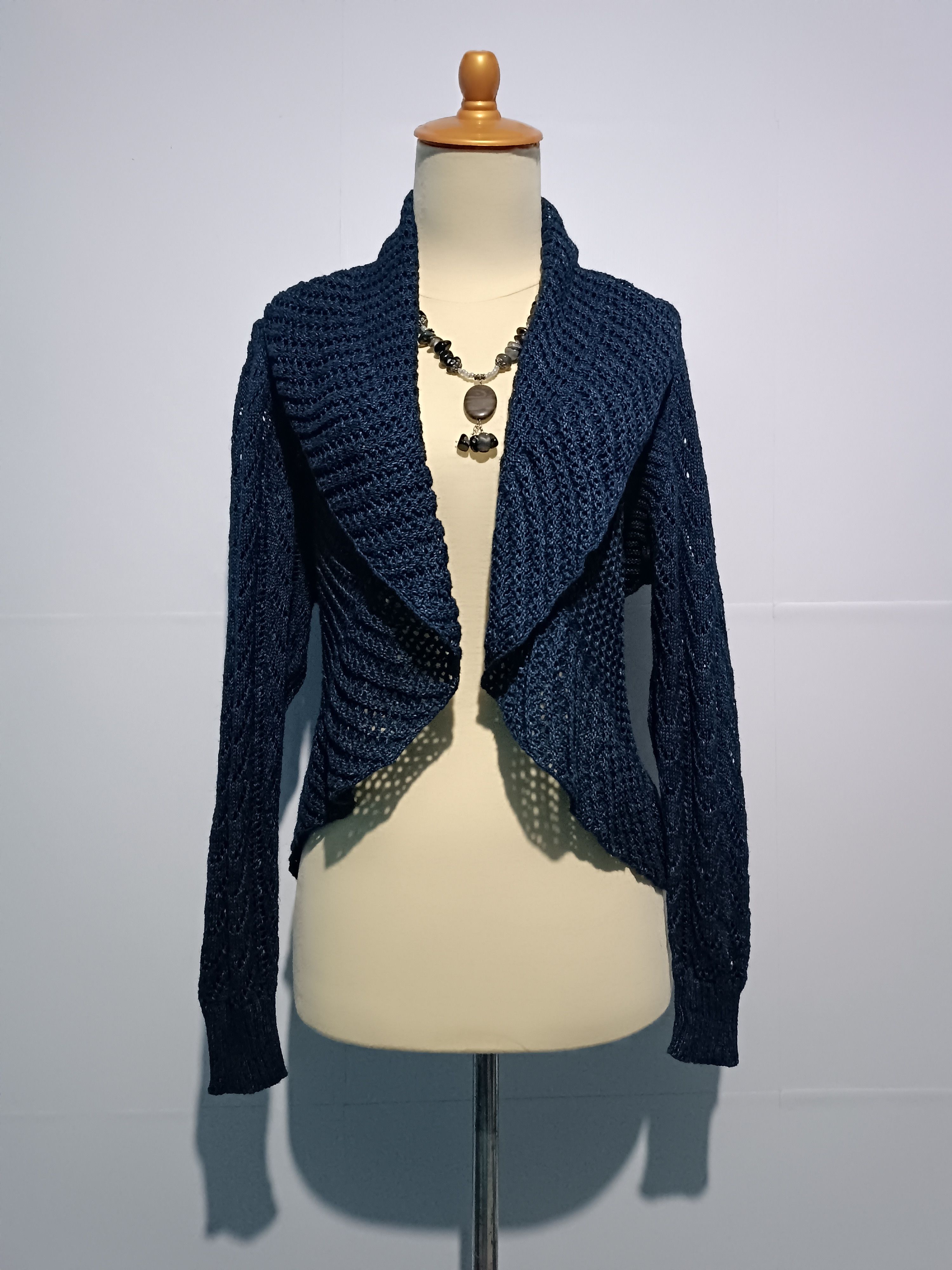 Japanese Brand Outerwear Bolero Blue Wash Size M / US 6-8 / IT 42-44 - 1 Thumbnail