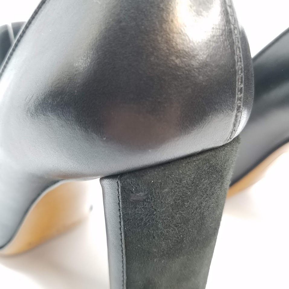 Damir Doma Womens Made in Italy Black Leather Pumps Shoes Size 37 Size US 7 / IT 37 - 5 Thumbnail