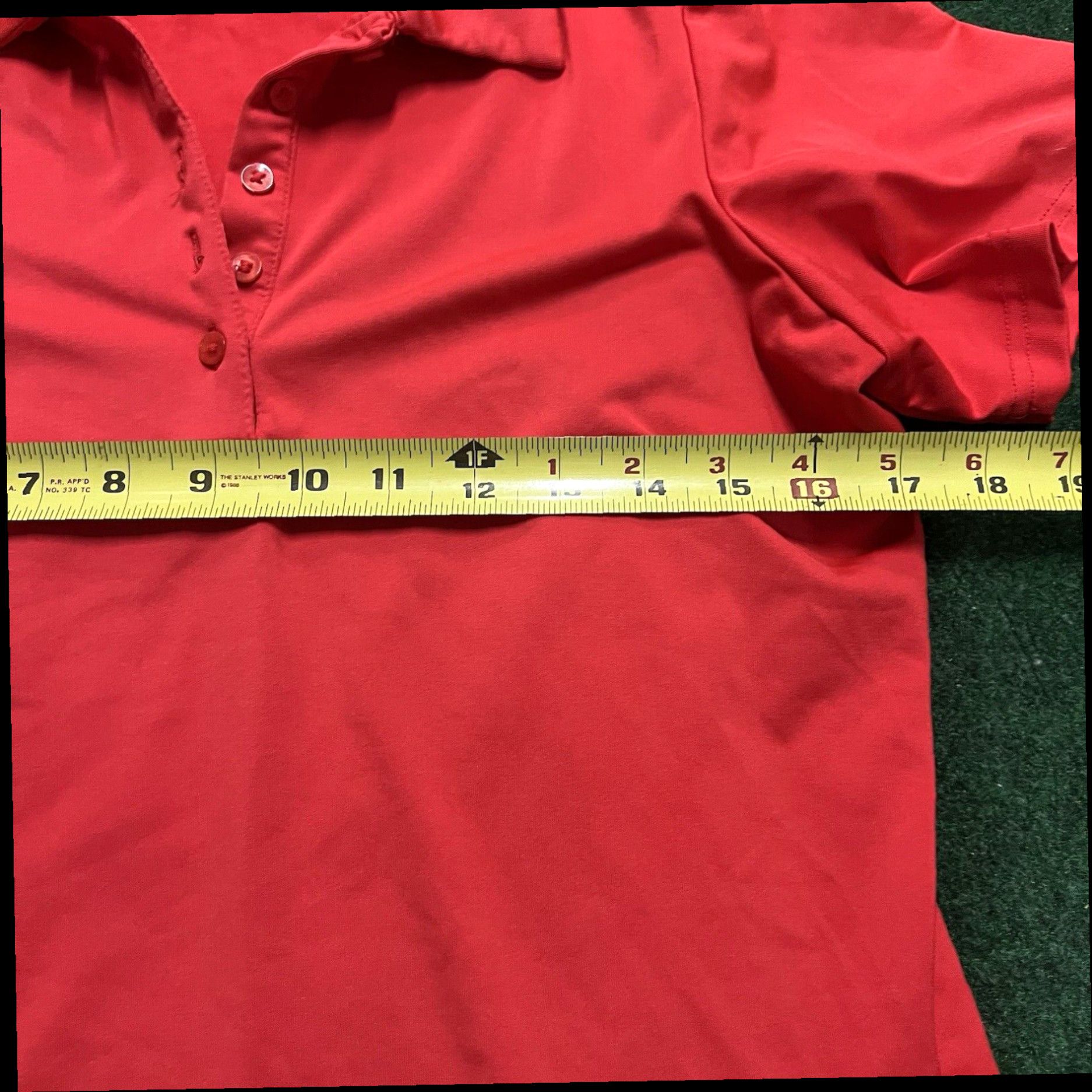 Vintage Antigua Desert Dry Womens Red Medium Sleeveless Collared Golf Top Blouse Size M / US 6-8 / IT 42-44 - 5 Thumbnail