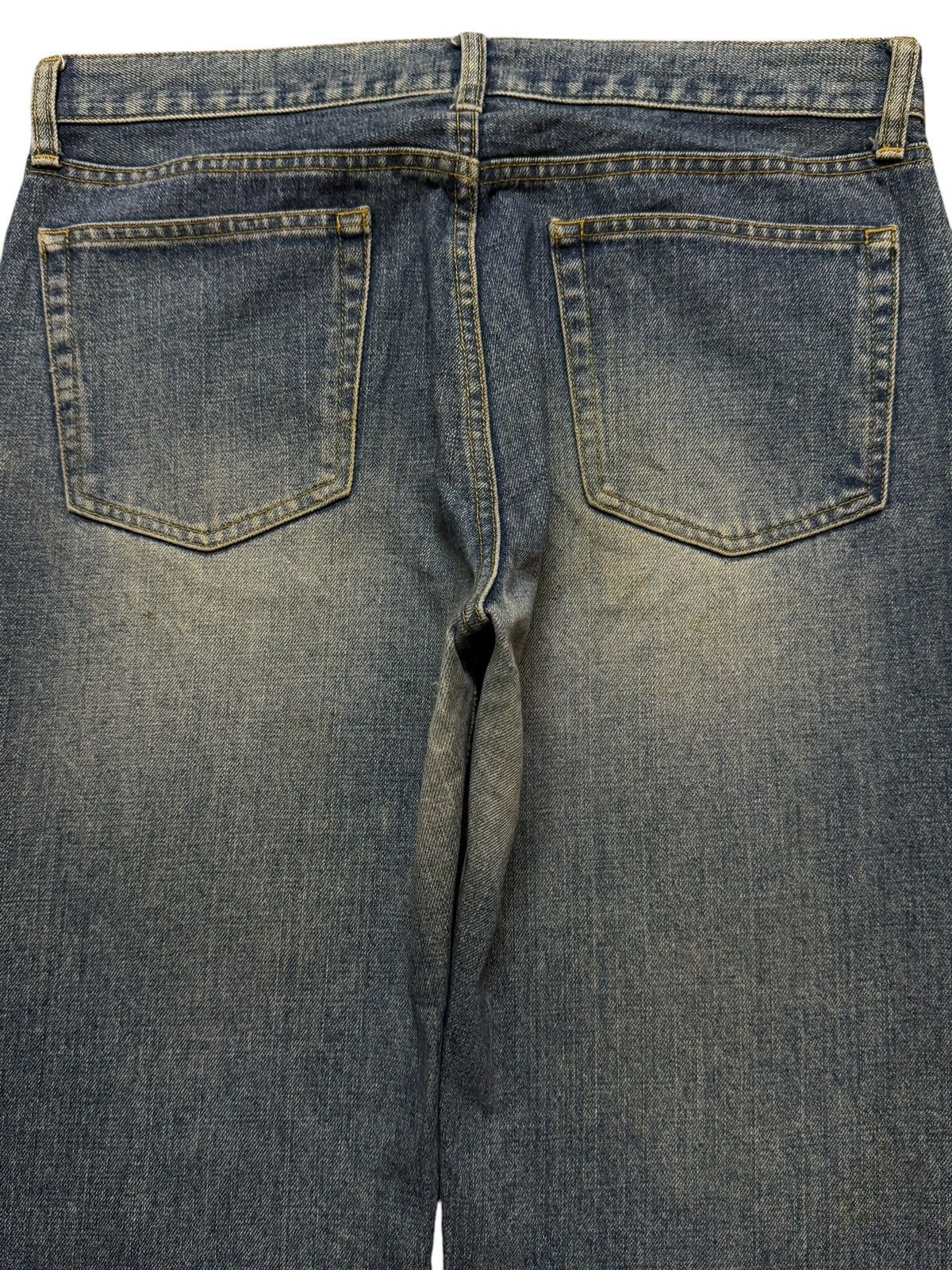 Uniqlo Vintage Y2K Japanese Uniqlo Blue Faded Wash Regular Loose Size US 34 / EU 50 - 4 Thumbnail