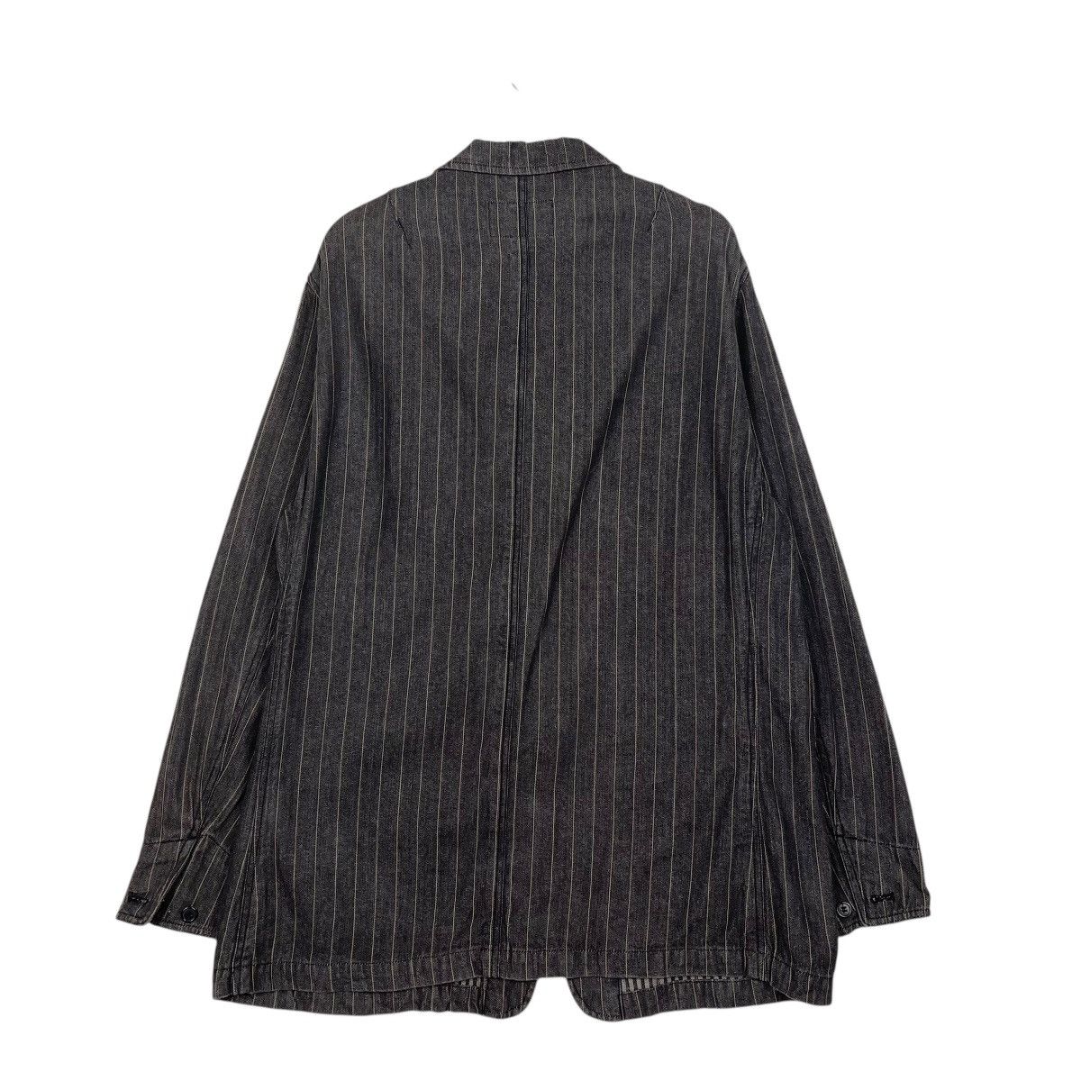 Japanese Brand Japanase Brand Suggestion Stripe Button Coat Jacket Size US L / EU 52-54 / 3 - 7 Thumbnail