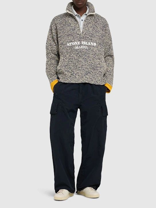 Stone Island o1lsvrm0425 Marina Turtleneck Sweater in Ivory Size US L / EU 52-54 / 3 - 4 Thumbnail