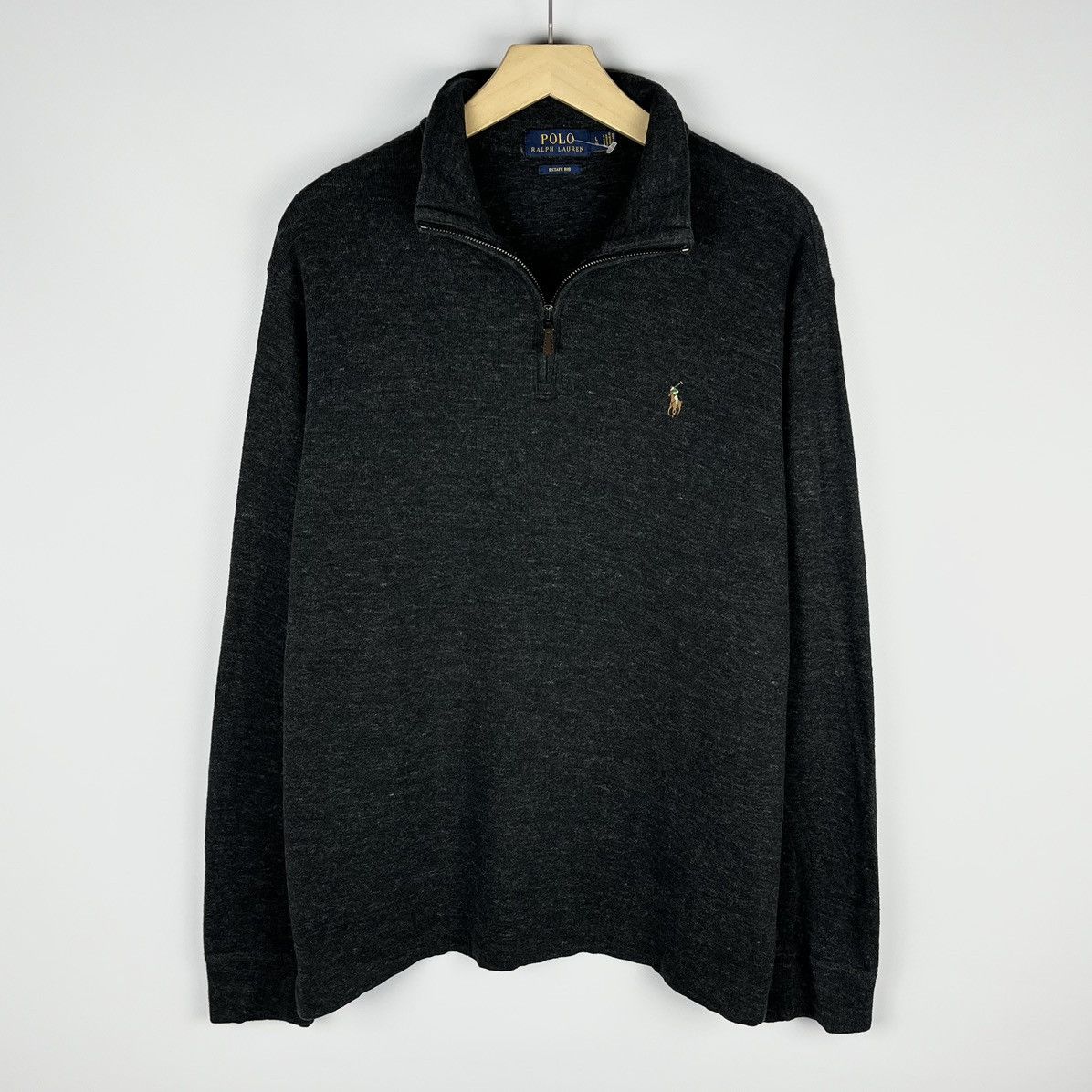 Polo Ralph Lauren Designer Polo Ralph Lauren Estate Rib 1/4 zip sweater Size US L / EU 52-54 / 3 - 1 Thumbnail