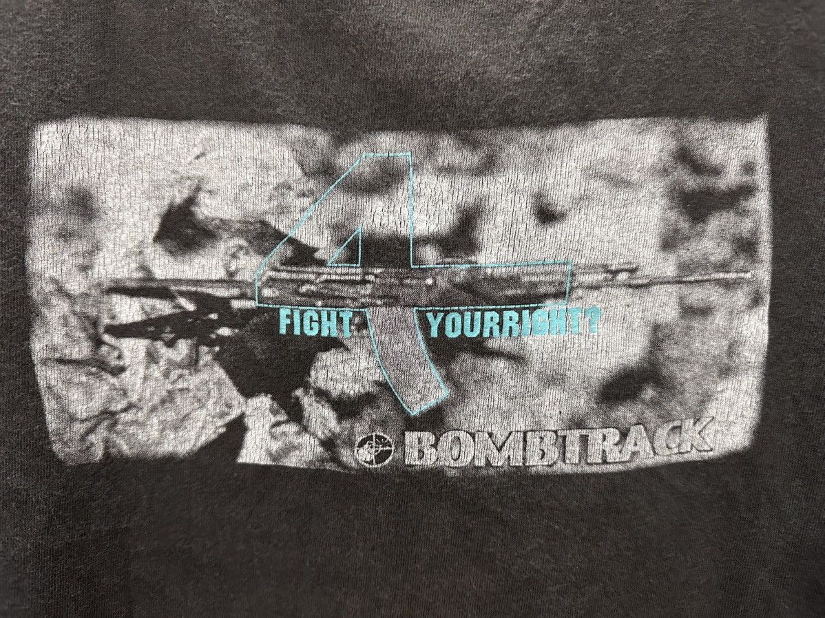 Vtg 90’s Rage Against The Machine Single “Bombtrack” Tshirt