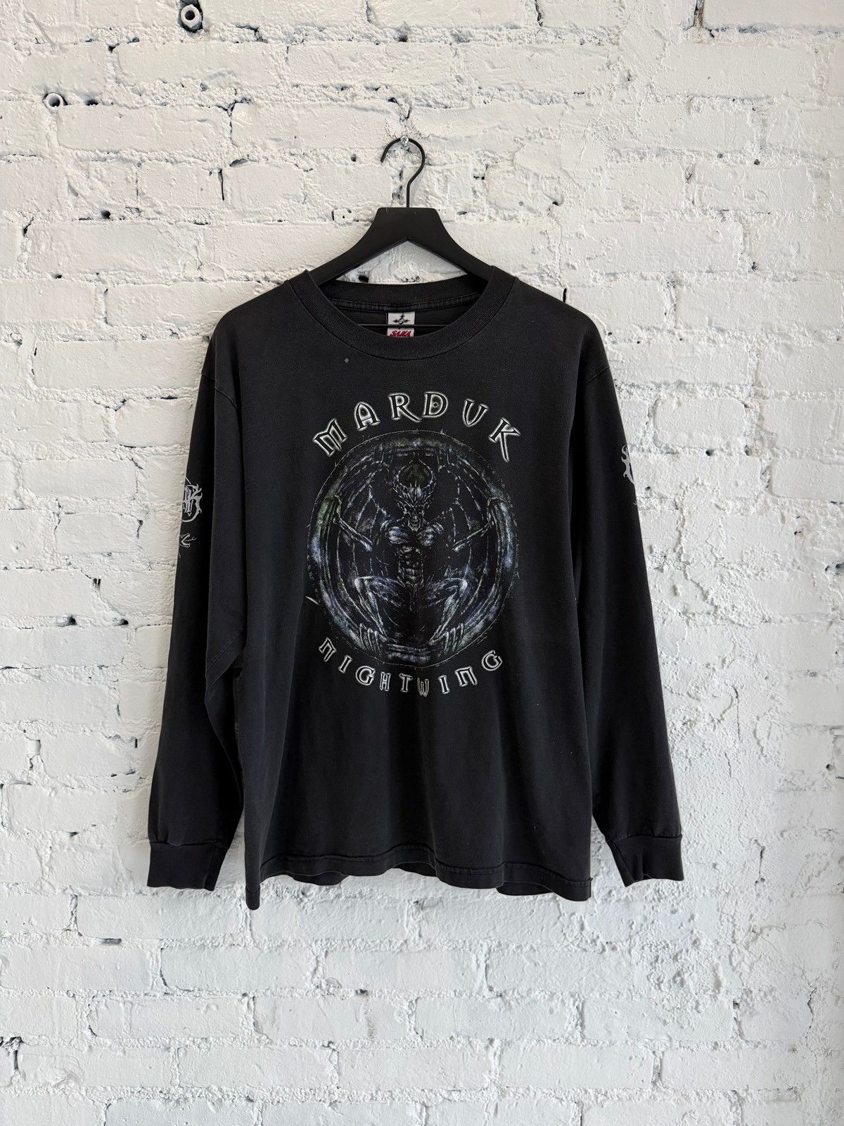 Vintage 1990s MARDUK ‘NIGHTWING’ TEE Size US L / EU 52-54 / 3 - 1 Thumbnail