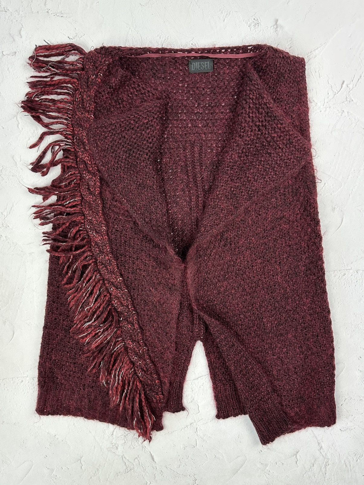 Diesel × Vintage Vintage Diesel Mohair Poncho Sweater Size M / US 6-8 / IT 42-44 - 1 Thumbnail