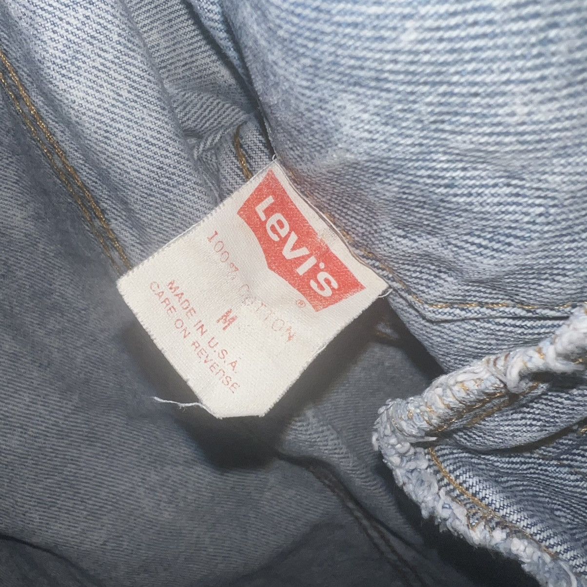 Levi's VINTAGE 70s LEVI’S TRUCKER JACKET DENIM USA MADE ACID WASH Size US M / EU 48-50 / 2 - 16 Thumbnail