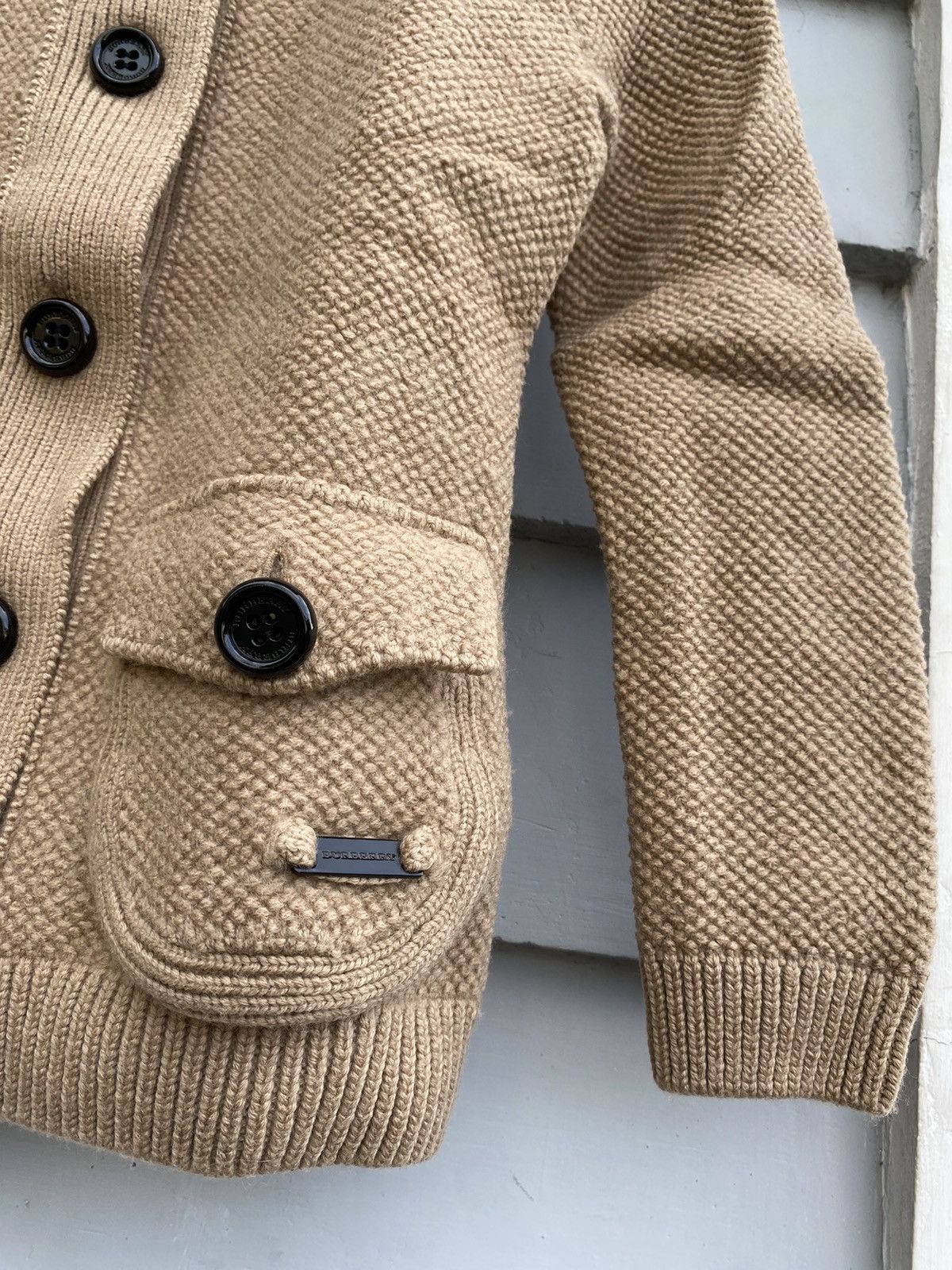 Burberry Burberry London Knit Coat Field Jacket Vintage Heritage Look Size XS / US 0-2 / IT 36-38 - 7 Thumbnail