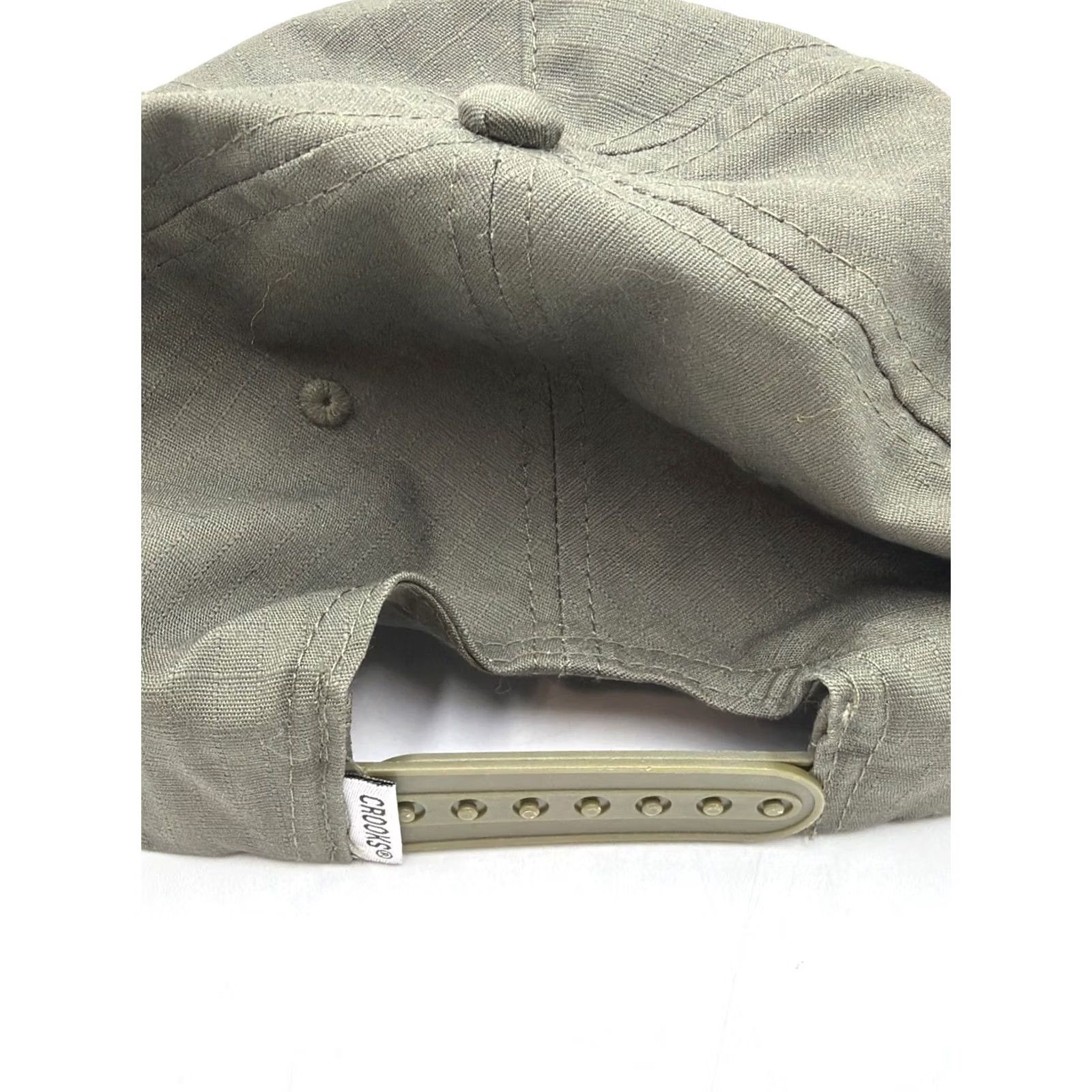 Crooks & Castles Crooks & Castles Snapback Hat Baseball Cap OD Olive Green Adjustable Men One Size Green Casual Mens Size ONE SIZE - 7 Thumbnail