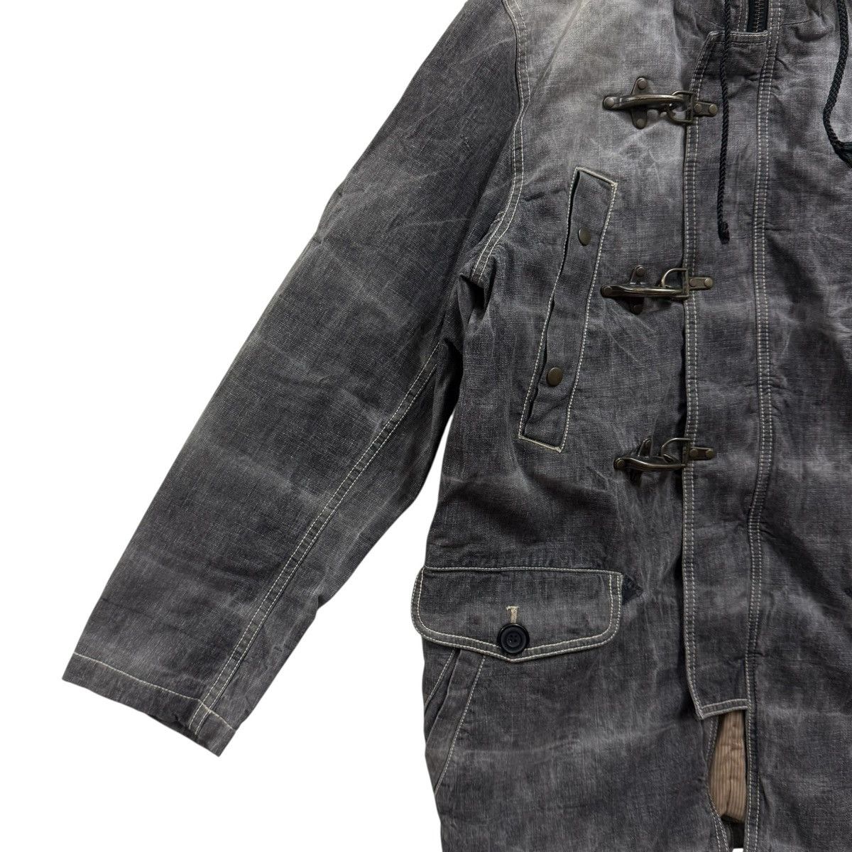 If Six Was Nine Allix Design Fireman Hoodie Denim Jacket Japanese Brand Size US L / EU 52-54 / 3 - 9 Thumbnail