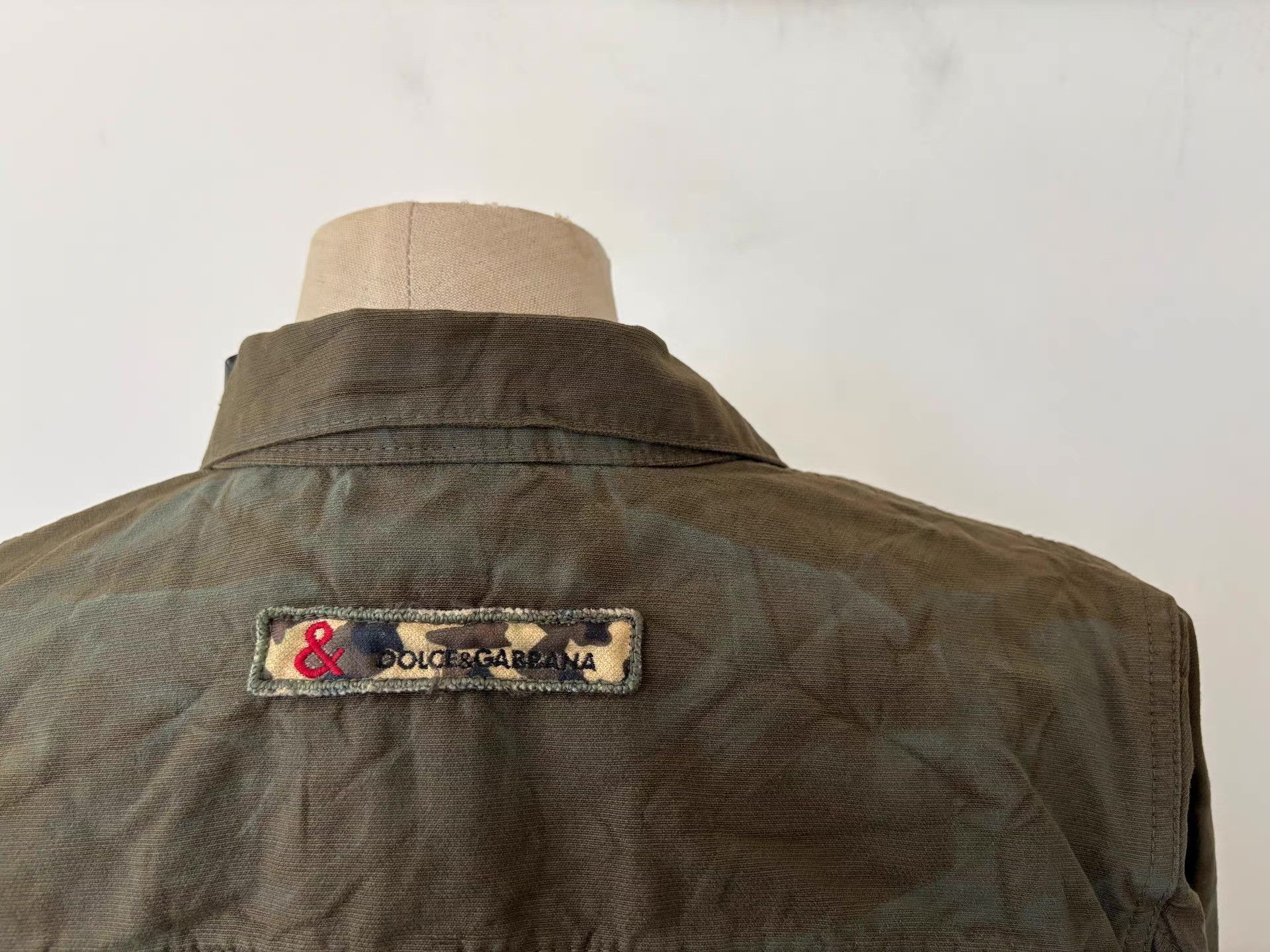 Dolce & Gabbana Dolce & Gabbana Y2K Women's Cropped Camouflage Jacket Ｑ21 Size S / US 4 / IT 40 - 4 Thumbnail