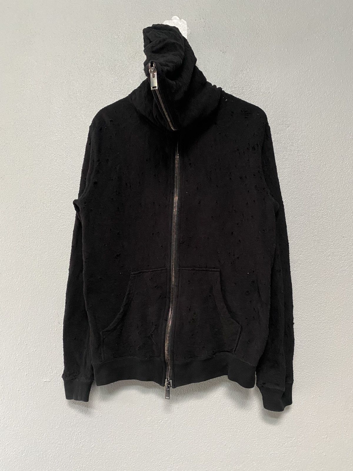 junhashimoto Junhashimoto distressed hoodie full zipper J5 Size US L / EU 52-54 / 3 - 13 Thumbnail