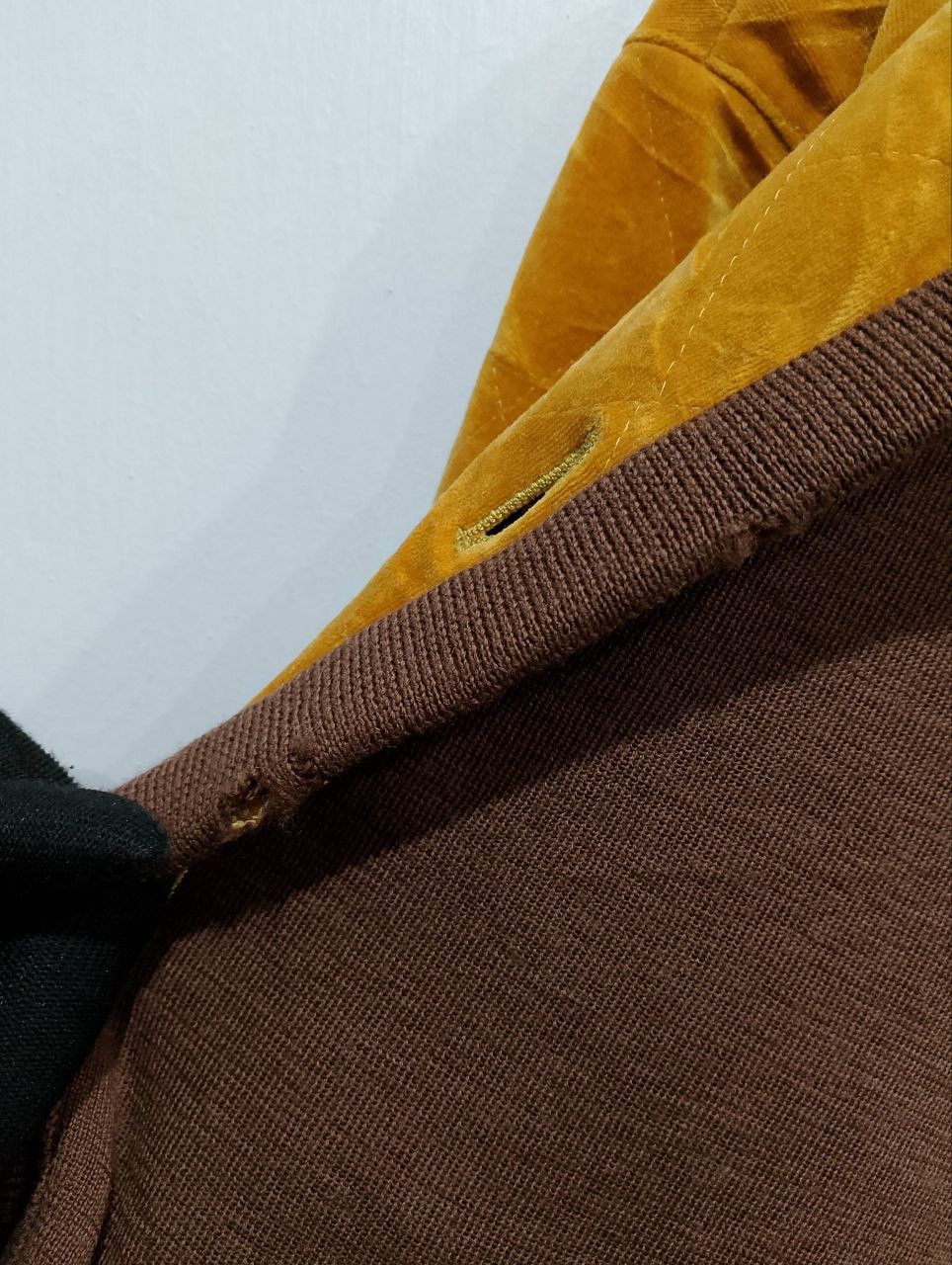 Japanese Brand LUI CHANTANT Japan Brown Velvet Cropped Jacket Size L / US 10 / IT 46 - 7 Thumbnail