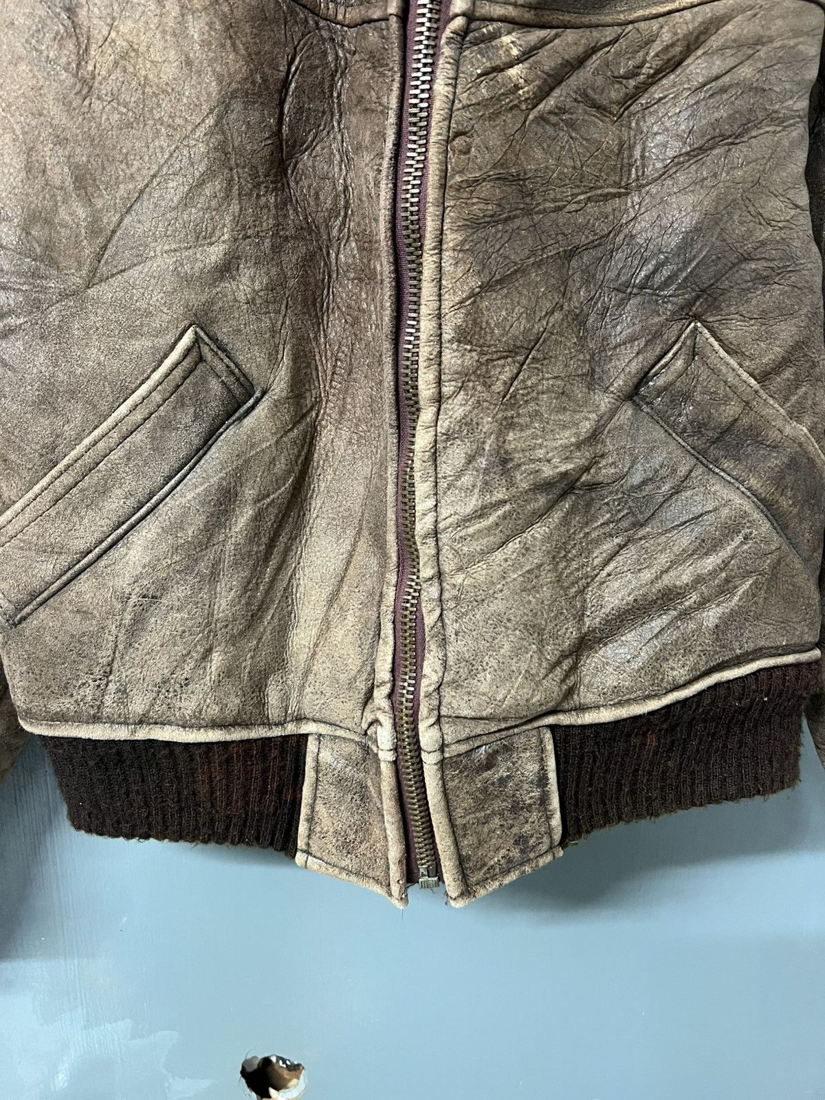 Vintage AVIREX B6 SHREPA SHIP SKIN JACKET Size US L / EU 52-54 / 3 - 5 Thumbnail