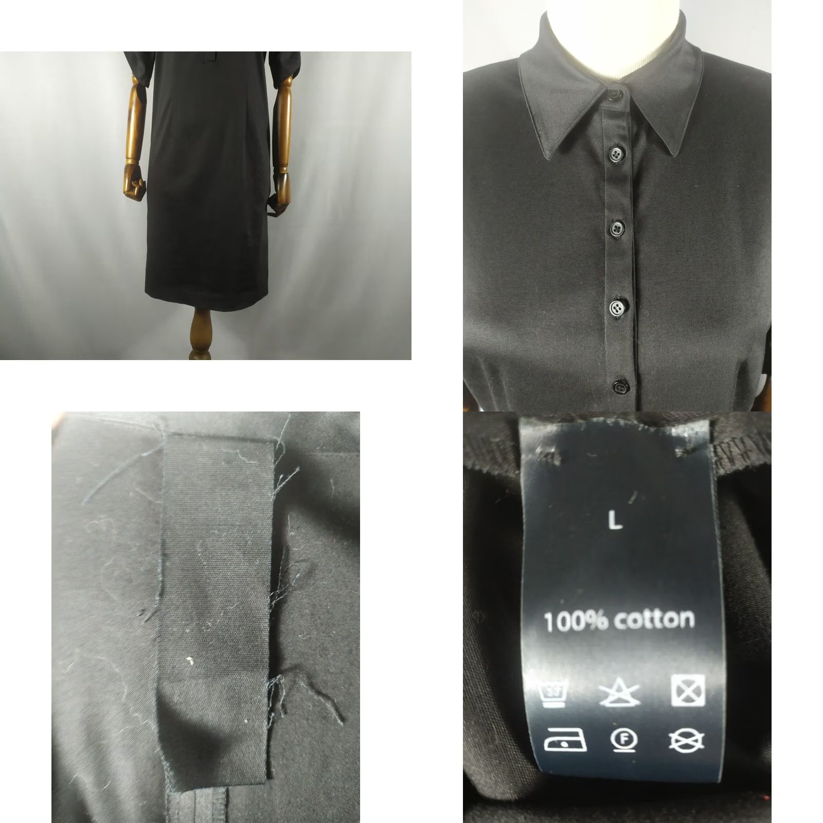 Vintage Rundholz Black Label Dress Avant-Garde Size L Women's Size L / US 10 / IT 46 - 8 Thumbnail