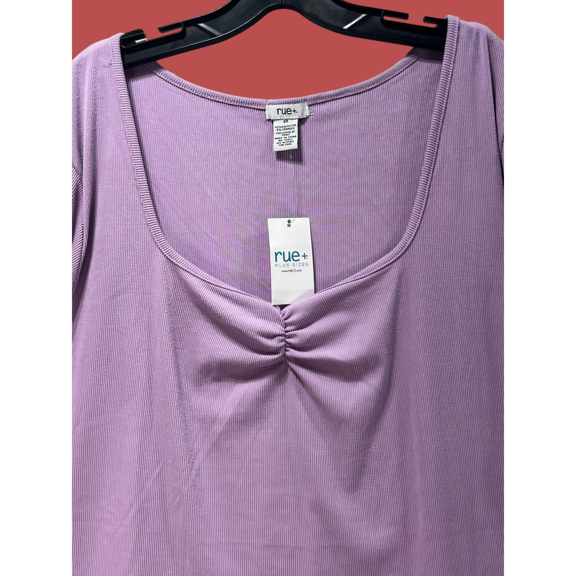 Other Rue + - Women's Sweetheart Neck Long Flare Sleeve Stretch Ca Size XXL / US 16-18 / IT 52-54 - 11 Thumbnail