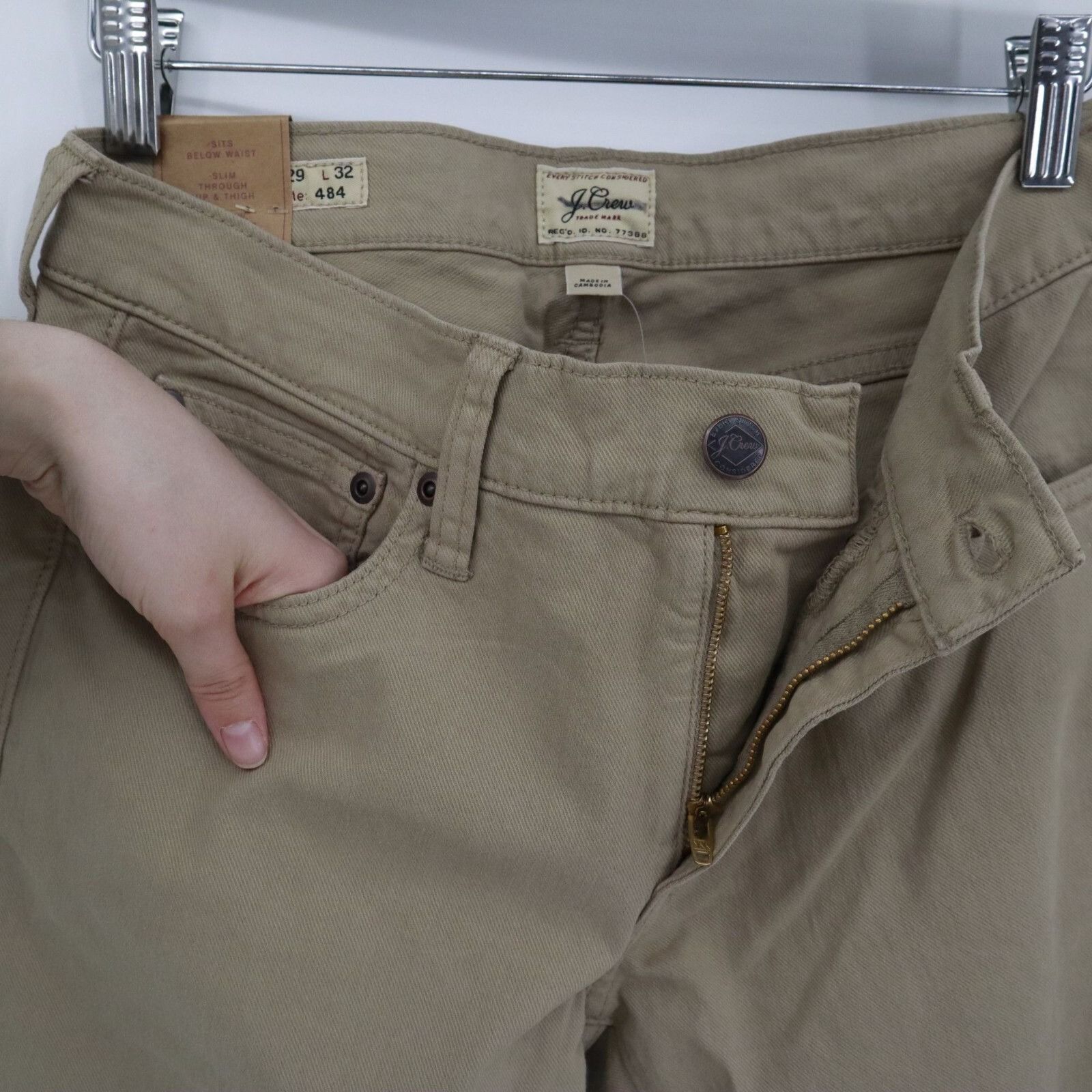J.Crew J. Crew Slim Fit Garmet Dyed Five Pocket Pants Men 29/32 Size US 29 - 6 Thumbnail