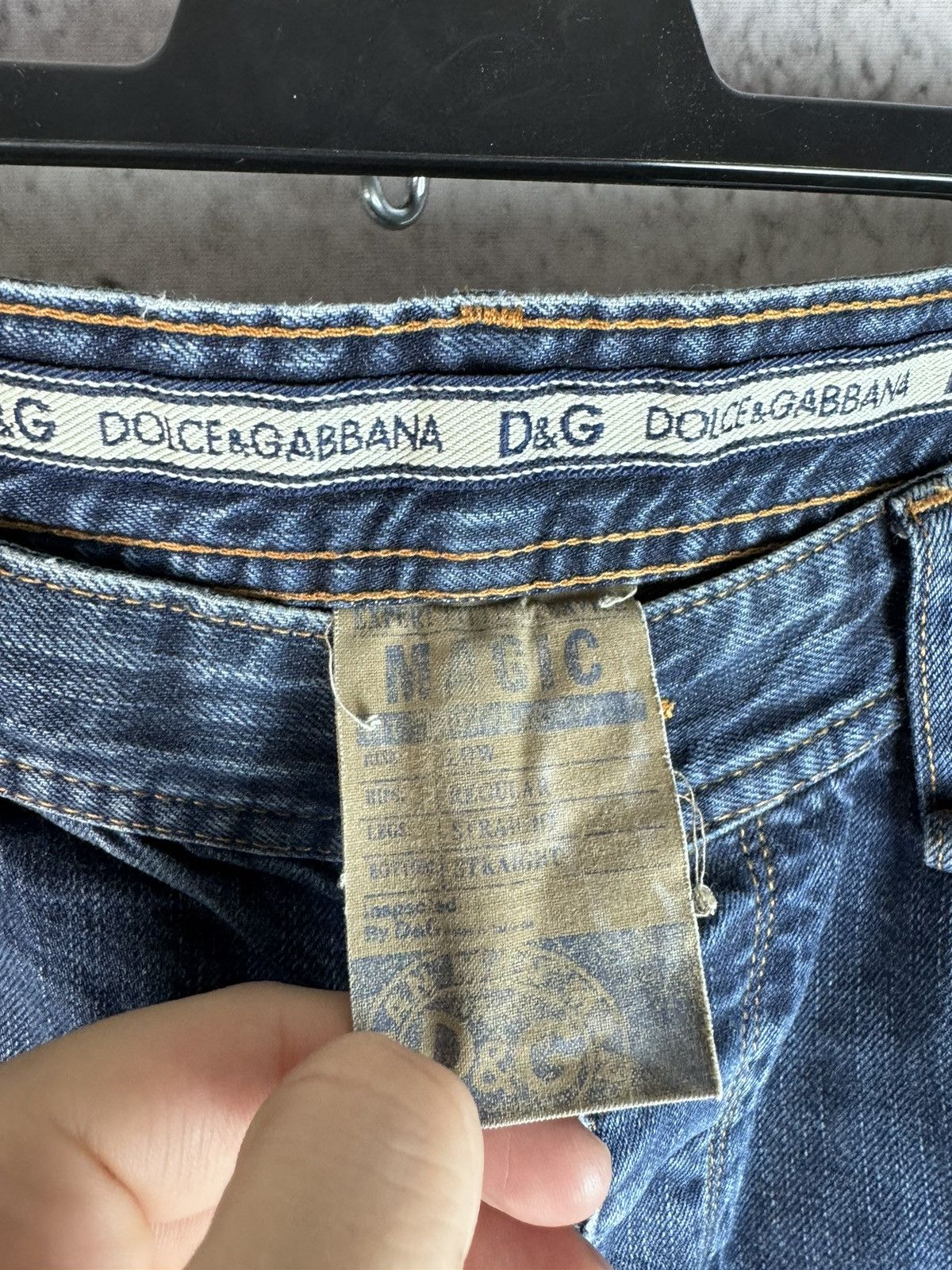 Dolce & Gabbana Dolce & Gabbana D&G 2000s vintage patch logo jeans Size US 35 - 4 Thumbnail