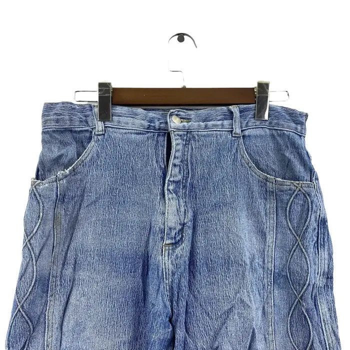 Japanese Brand Vtg JAPANESE DENIM ART Indigo Distress Season Jeans Pant Size 28" / US 6 / IT 42 - 3 Thumbnail