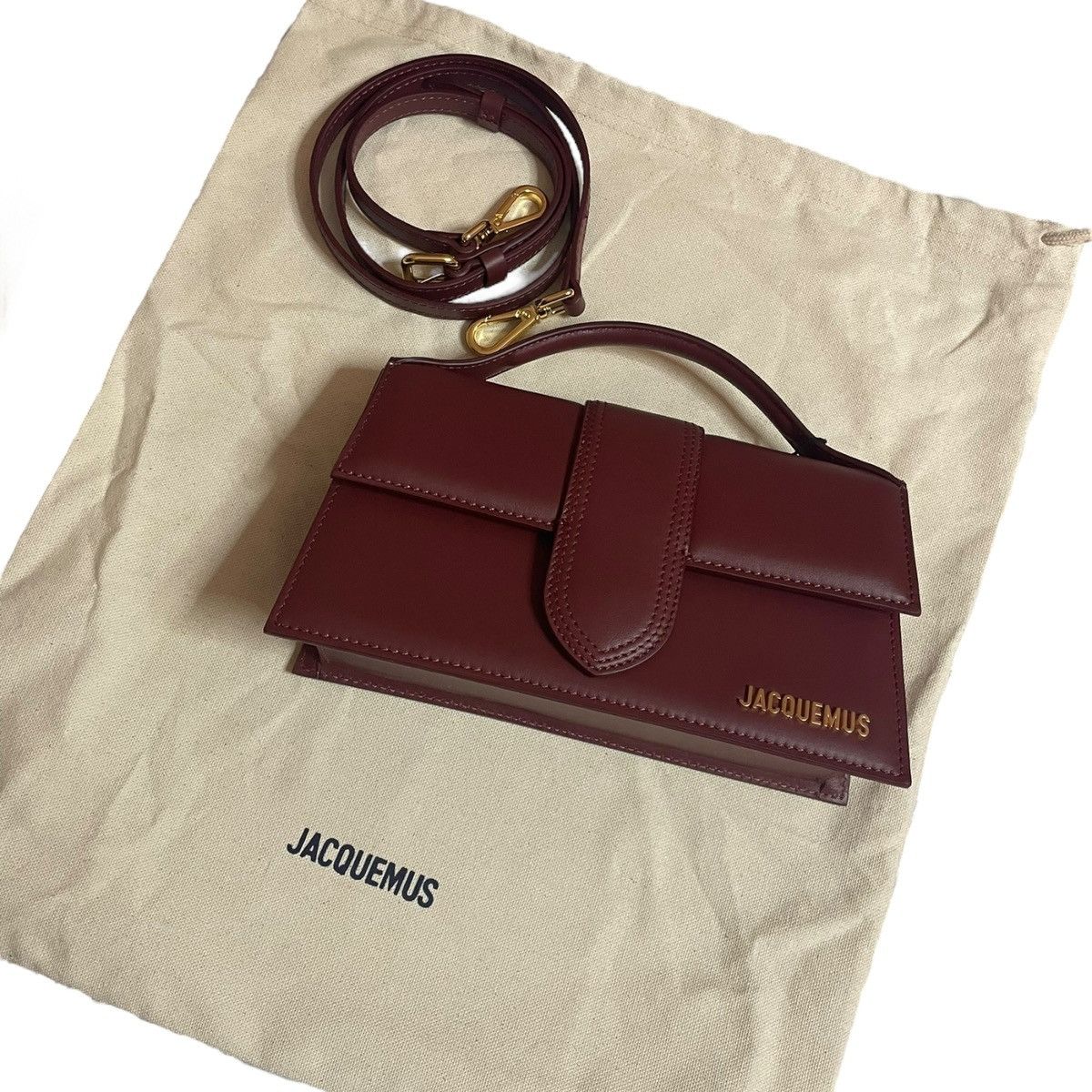 Jacquemus Jacquemus Le Grand Bambino Bordeaux Size ONE SIZE - 3 Thumbnail