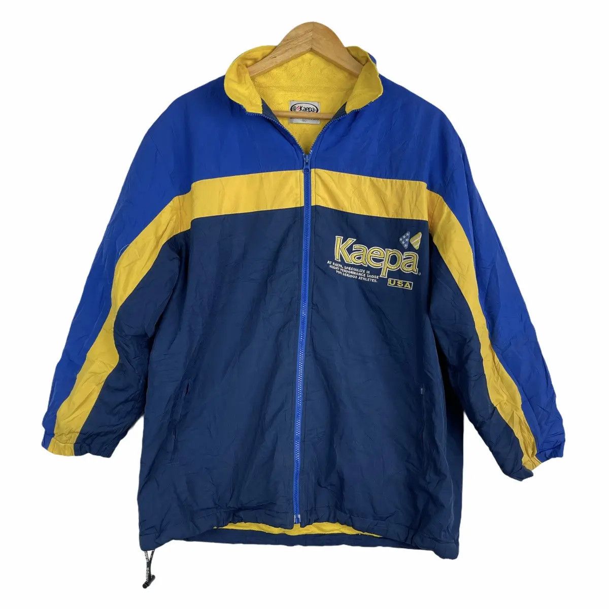 Vintage Vintage KAEPA ATHLETIC BLUE Sport Big Logo Zip Up Sweater Size US L / EU 52-54 / 3 - 1 Thumbnail