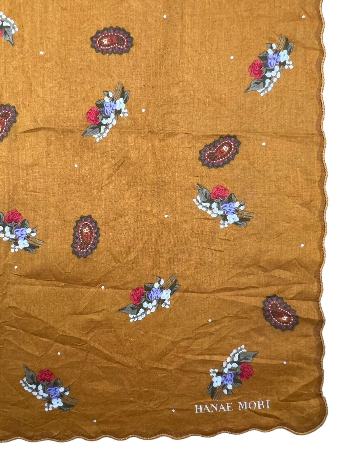 Hanae Mori Hanae Mori Handkerchief Neckerchief Bandana Pocketsquare Size ONE SIZE - 3 Thumbnail
