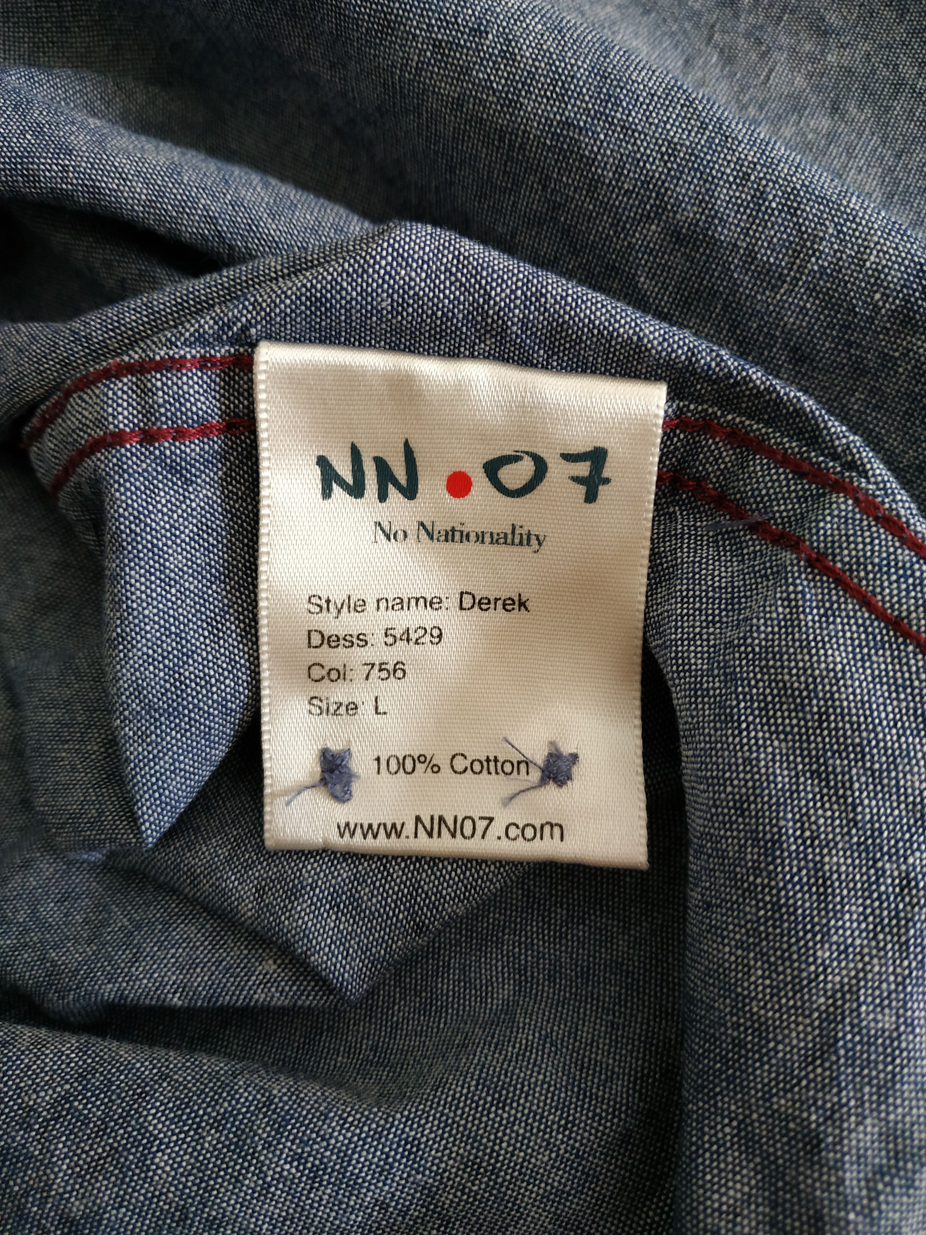 NN07 NN07 No Nationality Men's Vintage Button Up Shirt, s. LARGE Size US L / EU 52-54 / 3 - 9 Thumbnail