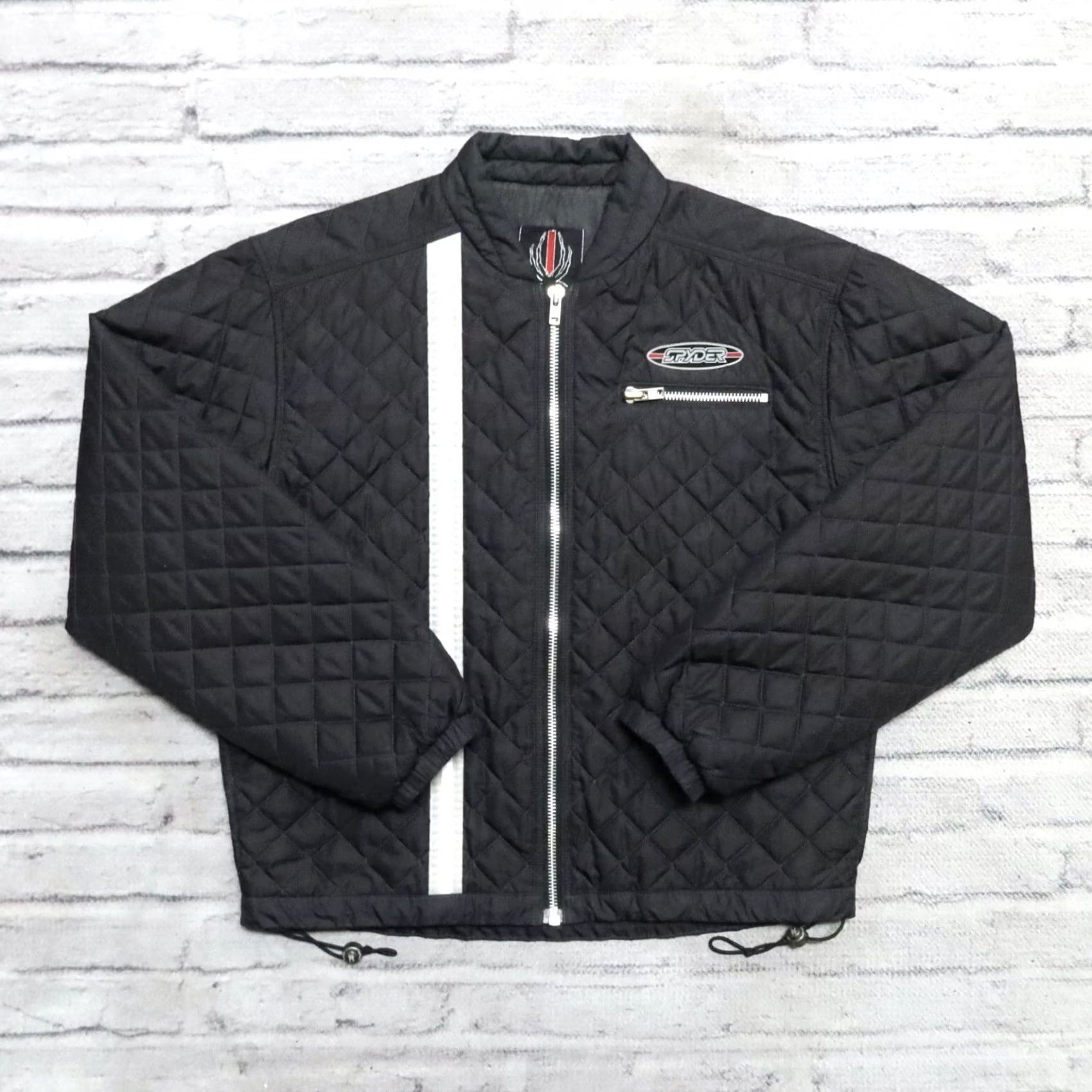 Spyder VINTAGE Spyder Quilted Bomber Jacket Mens M Black Bomber Jacket Mens M Black Quilted Spyder Vintage Size US M / EU 48-50 / 2 - 2 Thumbnail