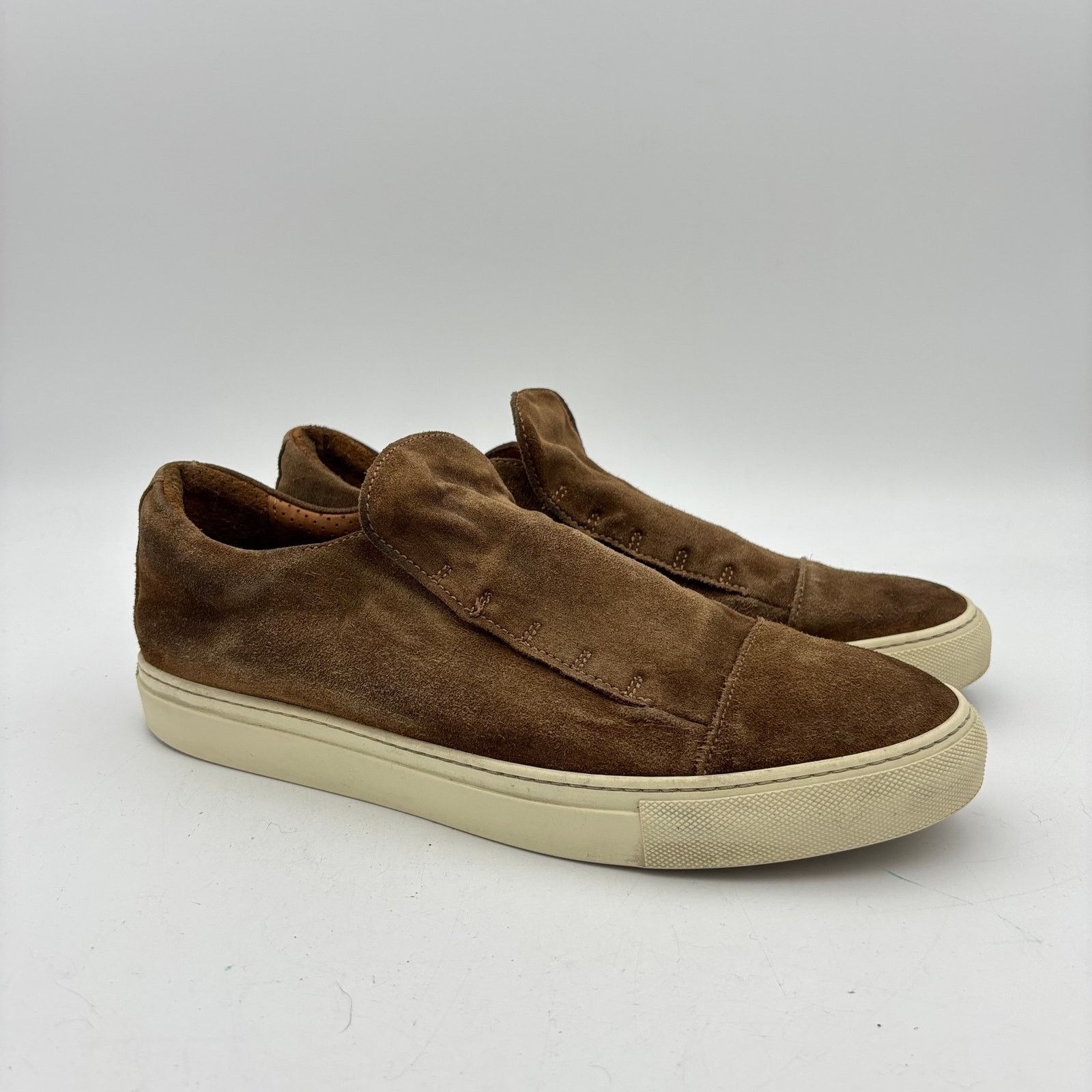 John Varvatos John Varvatos 315 Reed Laceless Slip On Suede Sneakers 11.5 Size US 11.5 / EU 44-45 - 1 Thumbnail