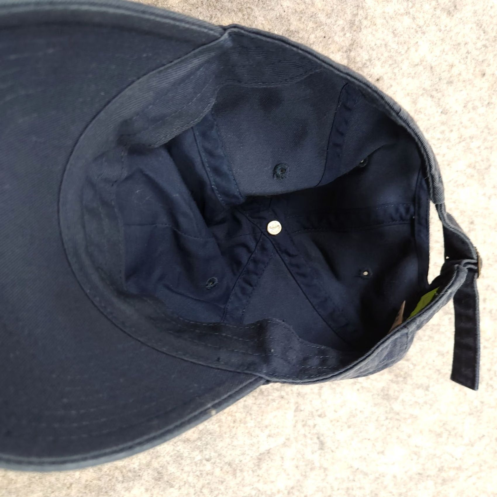Nike Nike Hat Cap Strap Back Blue White Swoosh Logo Cotton Athletic Mens Adjustable One Size Cap Size ONE SIZE - 4 Thumbnail