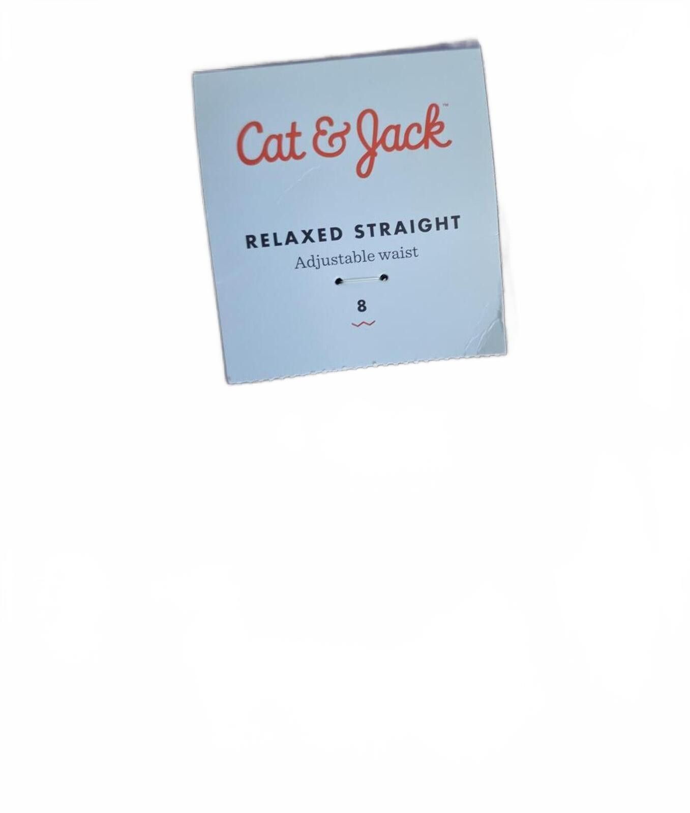 Other Cat & Jack Relaxed Straight Adjustable Waist Jeans Boys Sz 8 Size US 26 / EU 42 - 4 Thumbnail