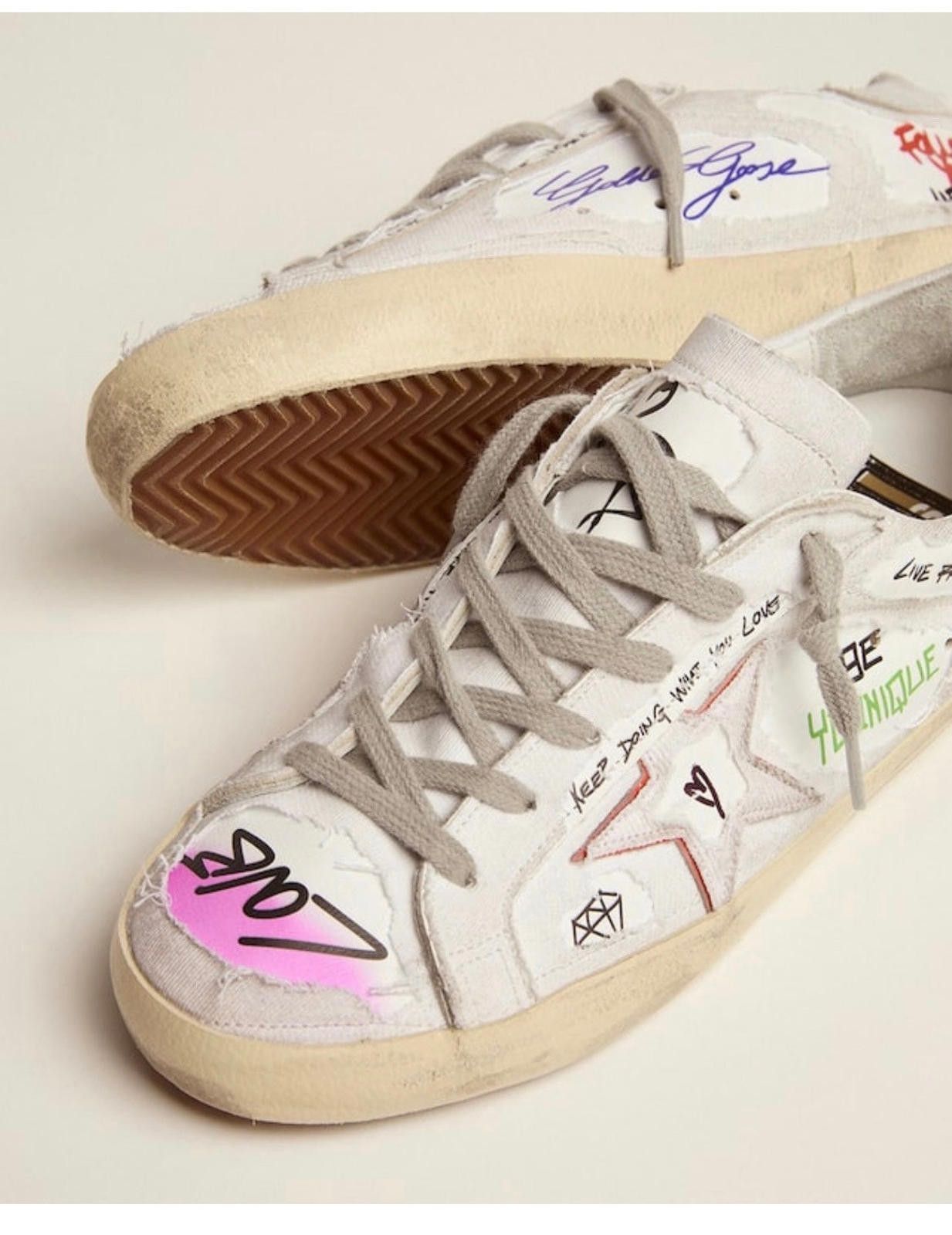 Golden Goose Golden Goose Super Star Sneakers Size US 5 / IT 35 - 2 Thumbnail