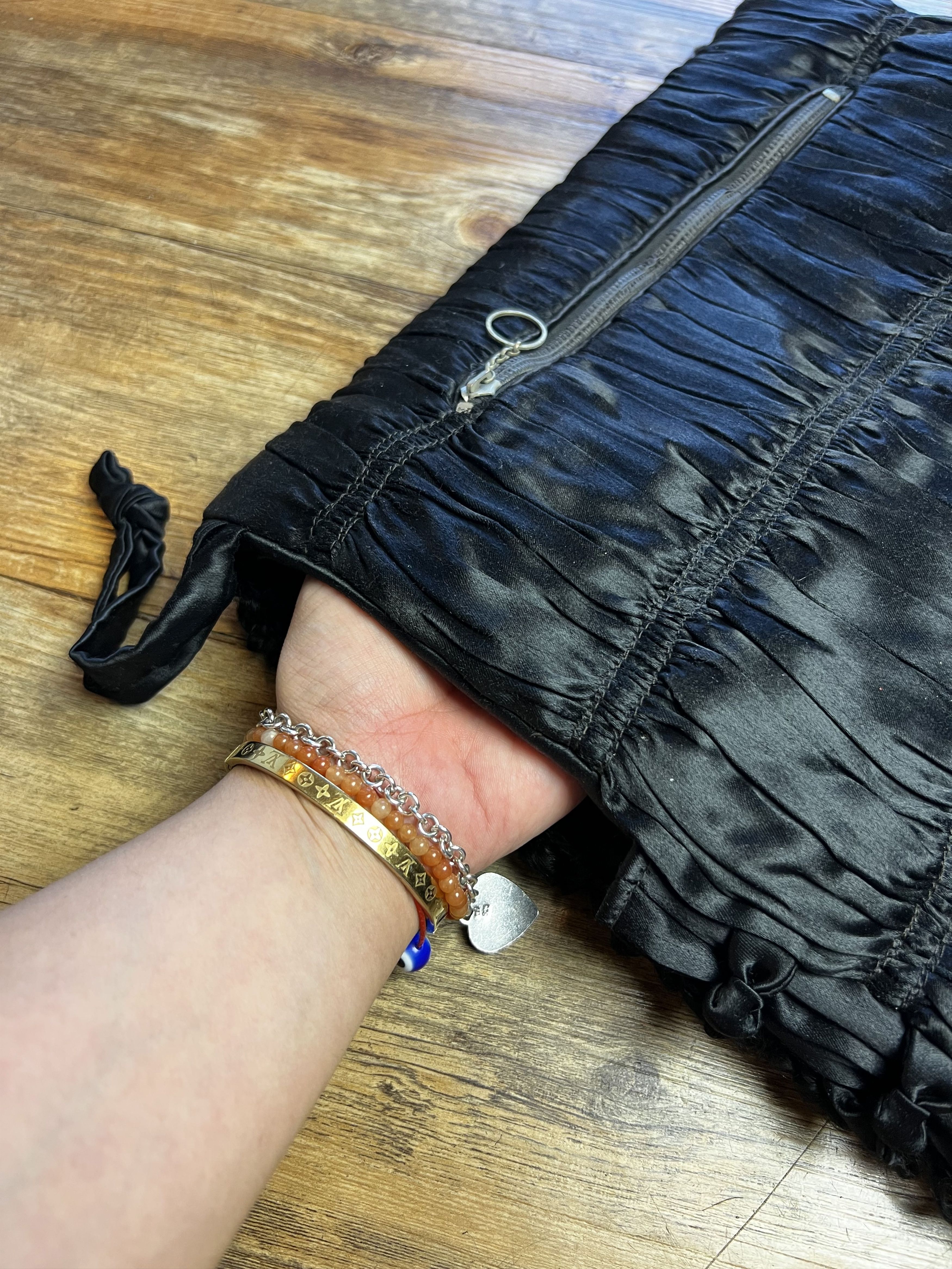 Vintage Vintage 1940's Persian Fur Hand Muff Purse with Zip Pocket Size ONE SIZE - 13 Thumbnail