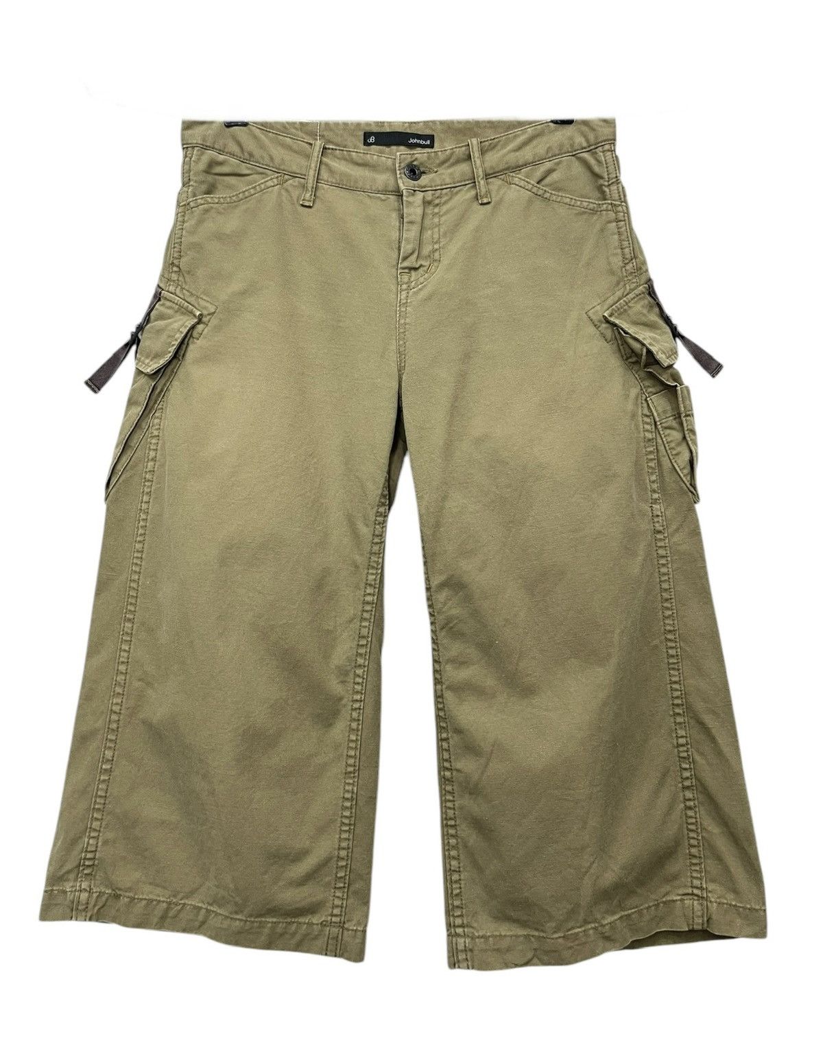 Johnbull 🔥Vintage JOHNBULL Bondage Military Streetwear Baggy Shorts Size US 30 / EU 46 - 3 Thumbnail