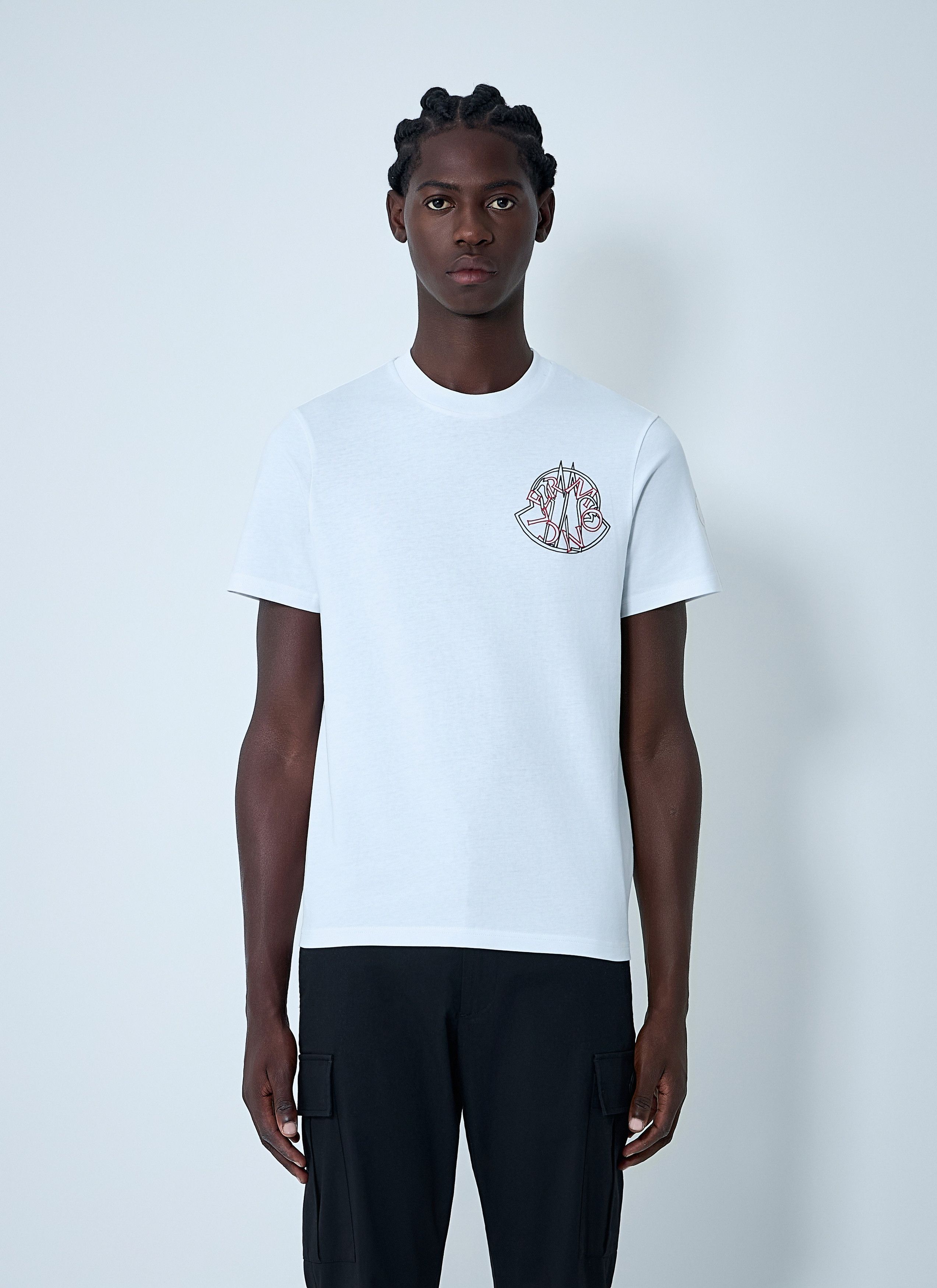MONCLER Wild Boxing Championships Tシャツ Moncler Boxing Logo Print T-Shirt - Grey | Editorialist