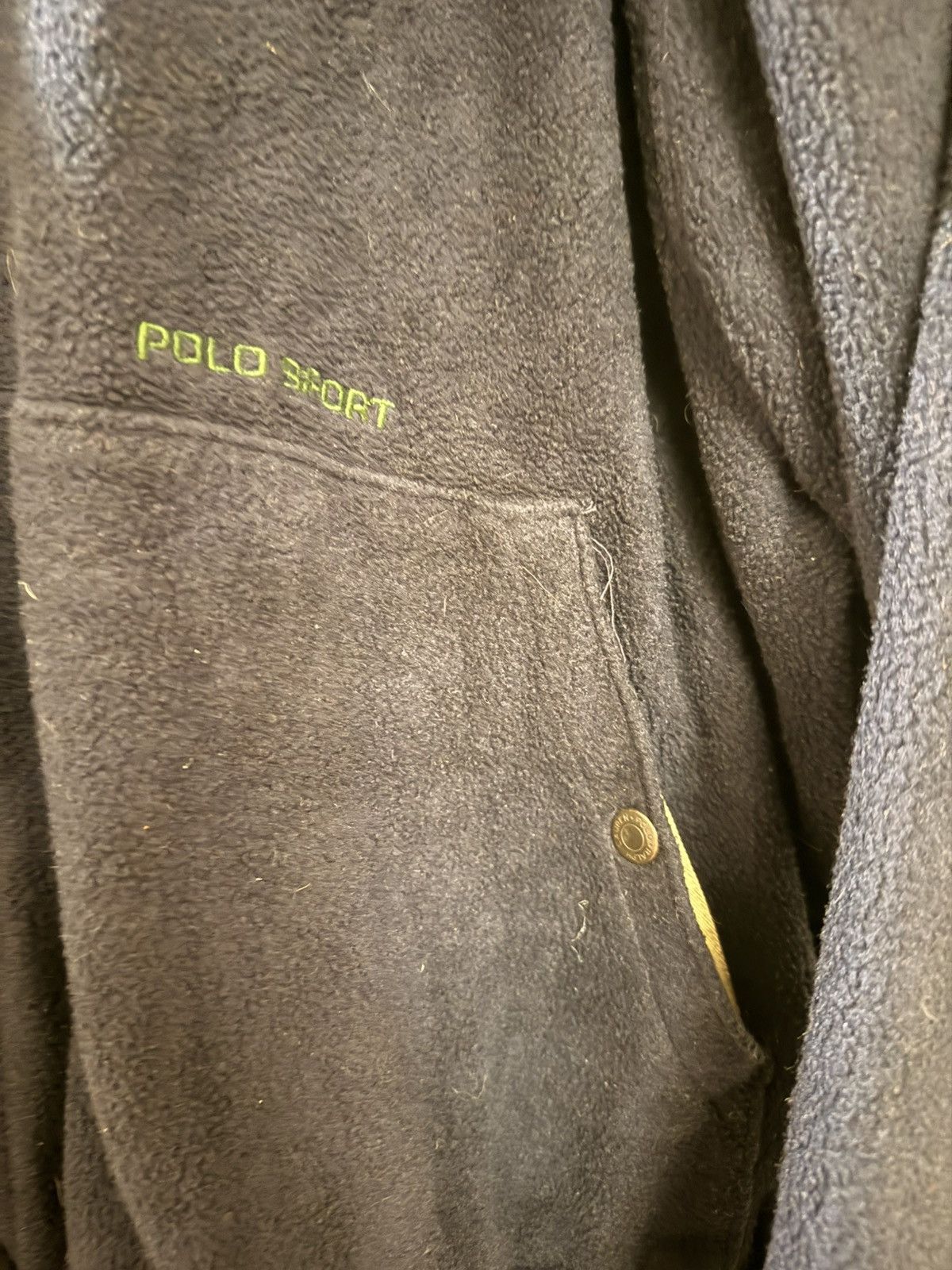Polo Ralph Lauren Vintage Polo Sport Full Zip (Dark Blue) Size US XL / EU 56 / 4 - 5 Thumbnail
