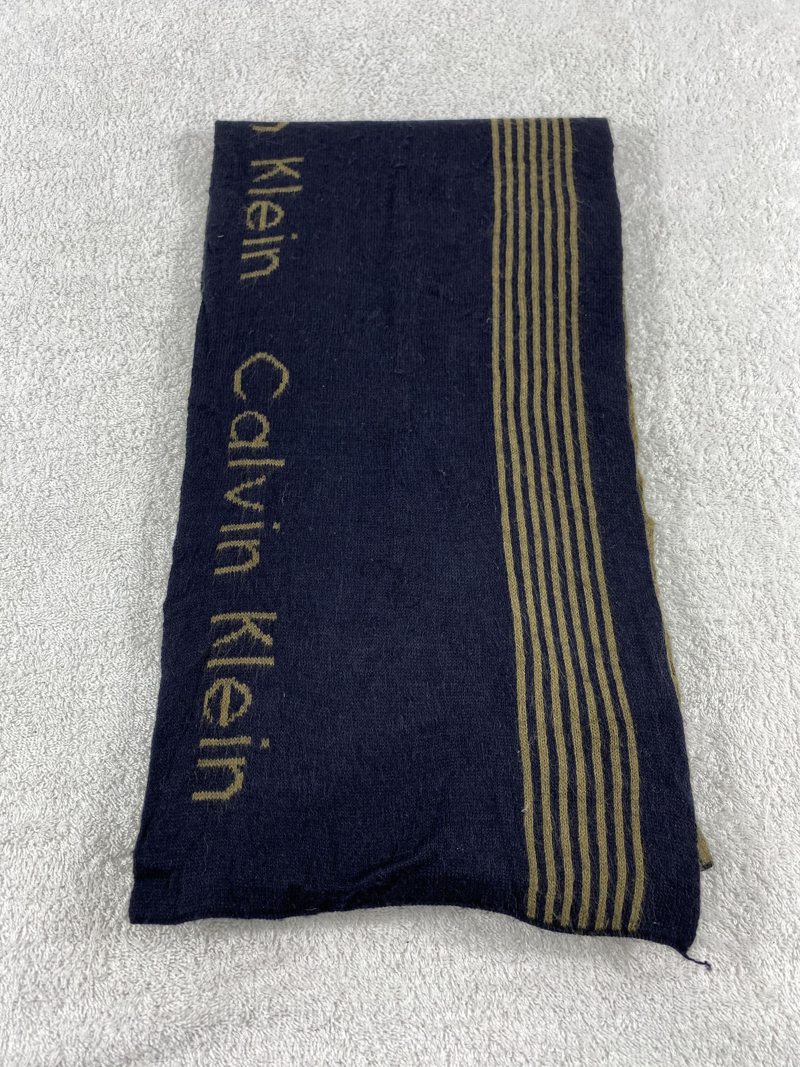 Calvin Klein Vintage Calvin Klein Scarf/Muffler/Neckwear MF631 Size ONE SIZE - 2 Thumbnail