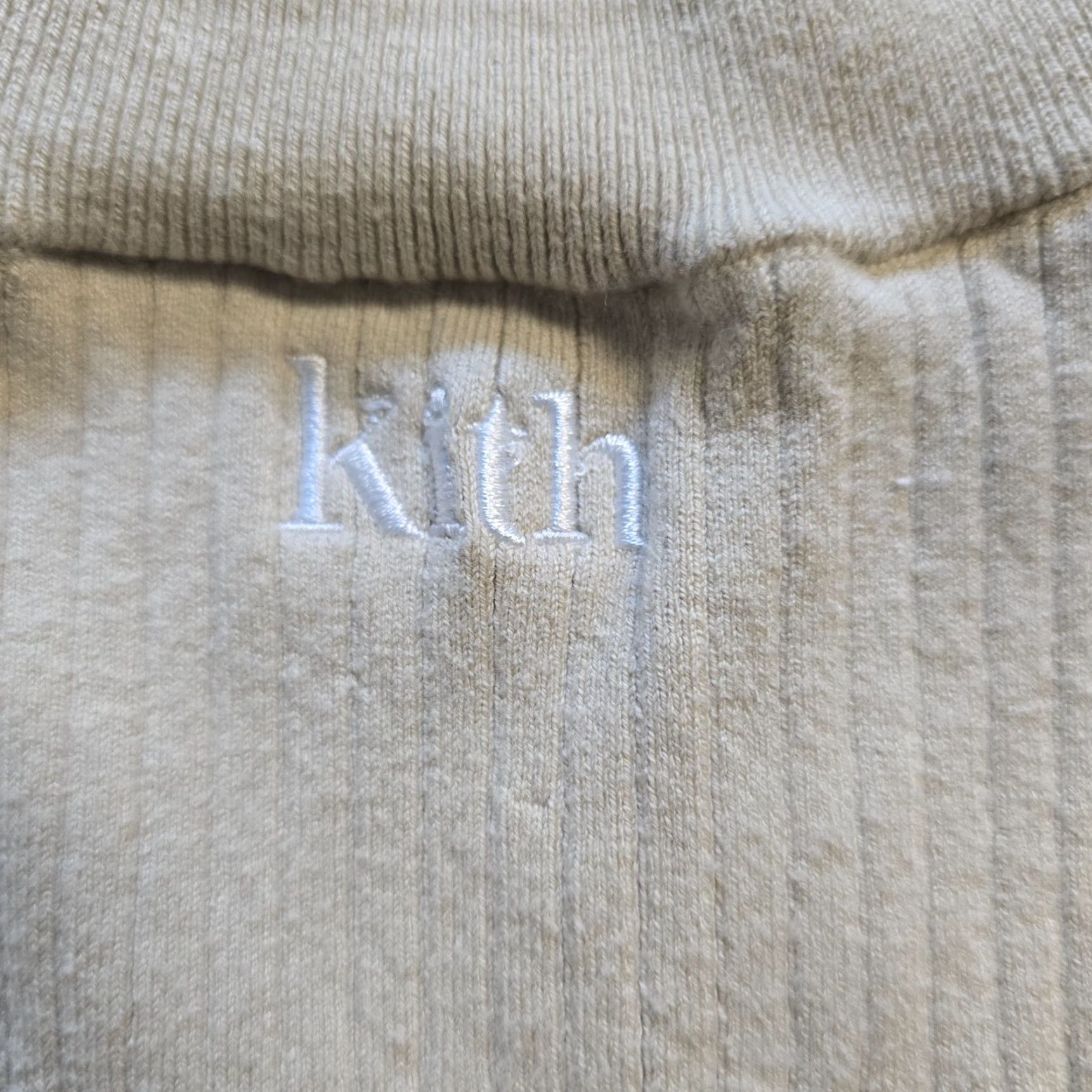 Kith Kith Top Womens Medium Beige Essentials Sport Tank Cropped Ribbed Knit Cotton Sleeveless Round Neck Pullover Casual Size M / US 6-8 / IT 42-44 - 7 Thumbnail
