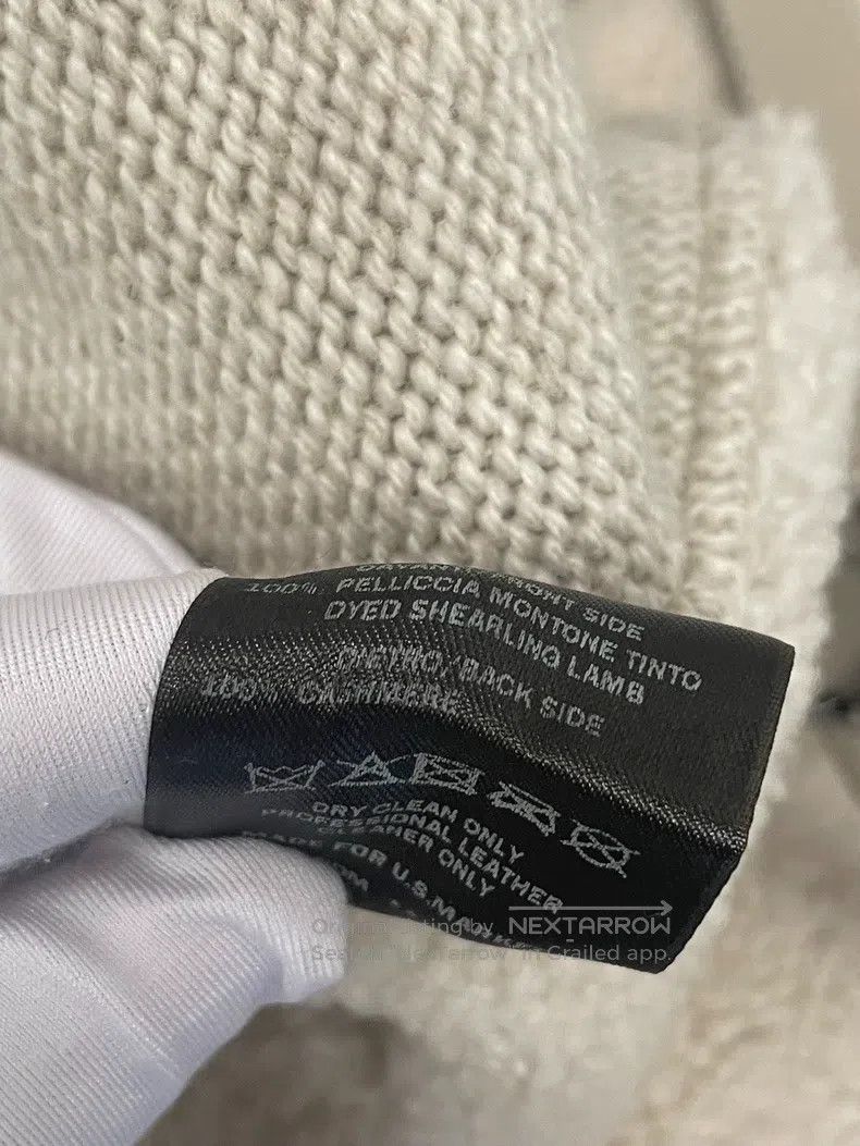 Loro Piana Loro Piana Light beige and light grey fur cashmere vest Size M / US 6-8 / IT 42-44 - 6 Thumbnail
