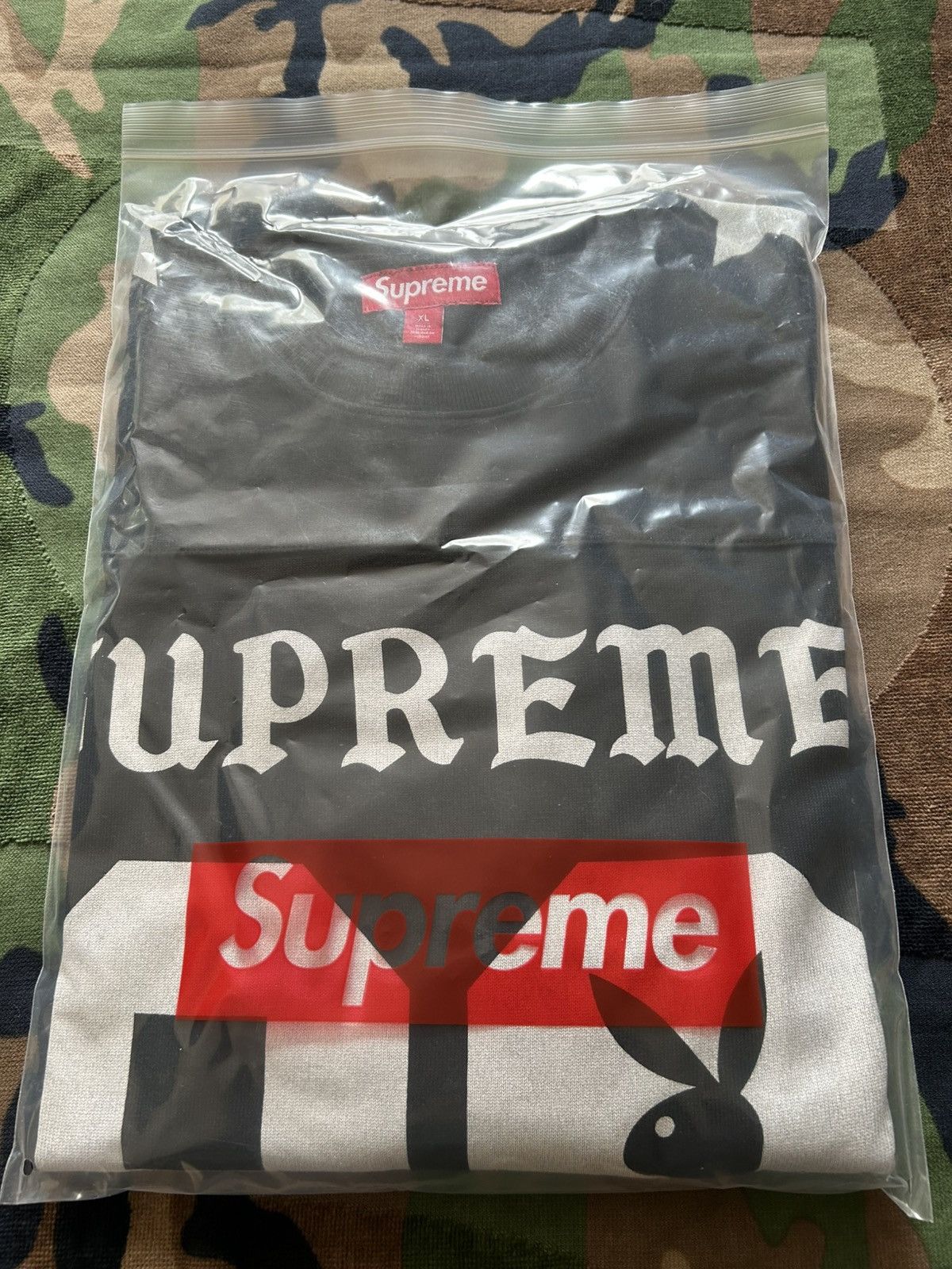 Playboy × Supreme Supreme Playboy Long Sleeve Football Top Black XL SS26 Size US XL / EU 56 / 4 - 3 Thumbnail