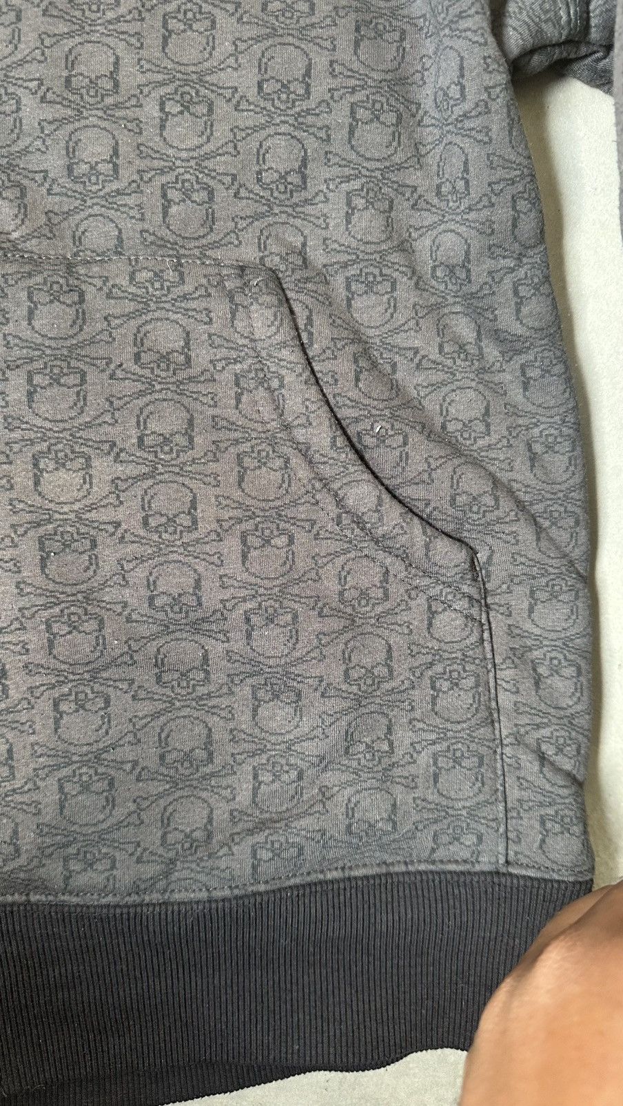 Vintage SKULLS THERMAL INNER SWEATER IFSIXWAS NINE STYLE Size US M / EU 48-50 / 2 - 6 Thumbnail