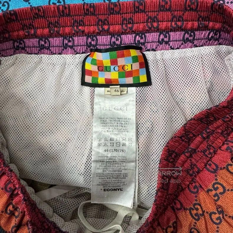 Gucci Gucci Rainbow Striped Double G Shorts. Size US 30 / EU 46 - 3 Thumbnail