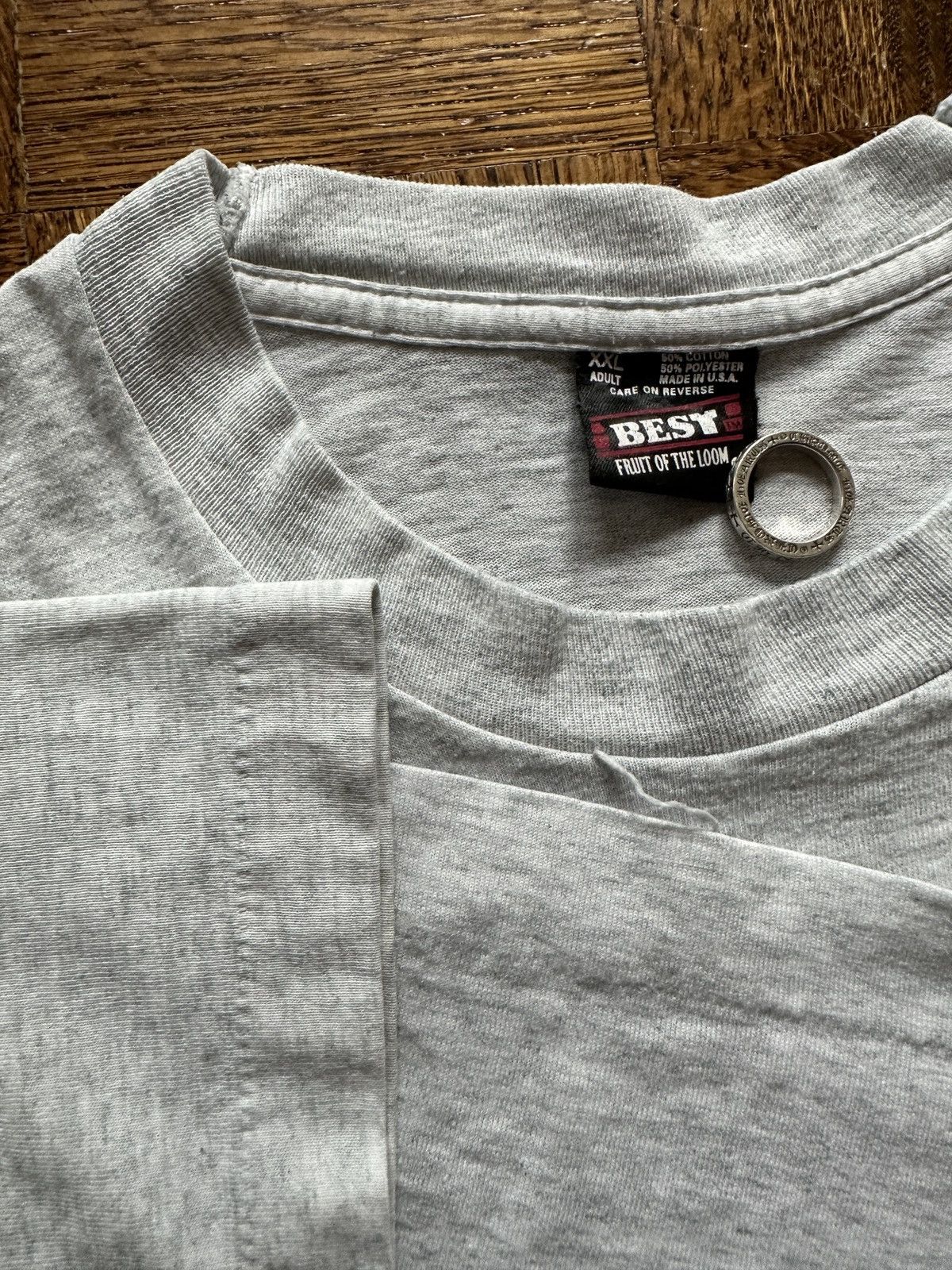 Vintage Vintage 90s Masonry Company Graphic Tee Size US XXL / EU 58 / 5 - 3 Thumbnail