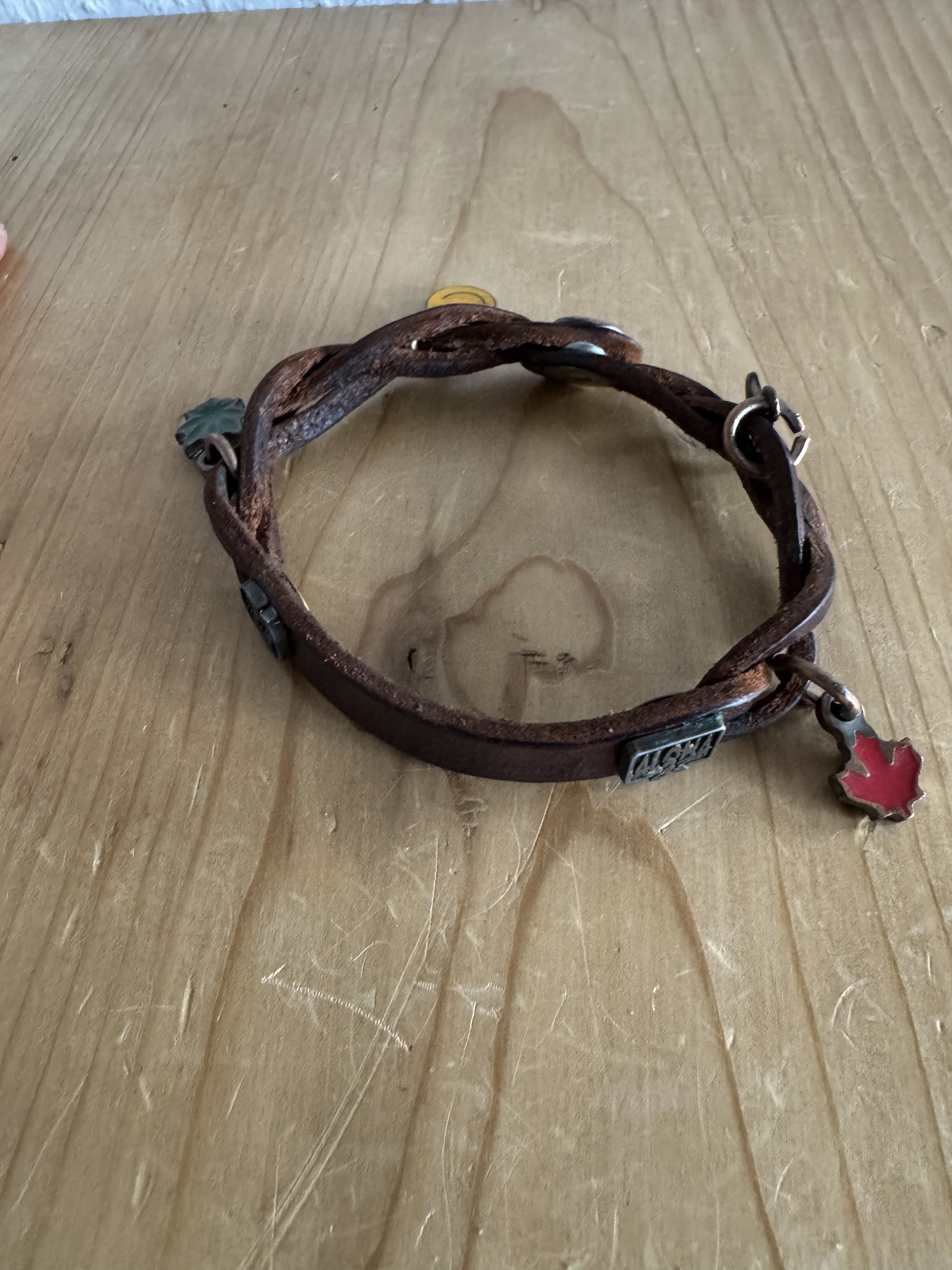 Dsquared2 Leather Charm Bracelet Size ONE SIZE - 6 Thumbnail