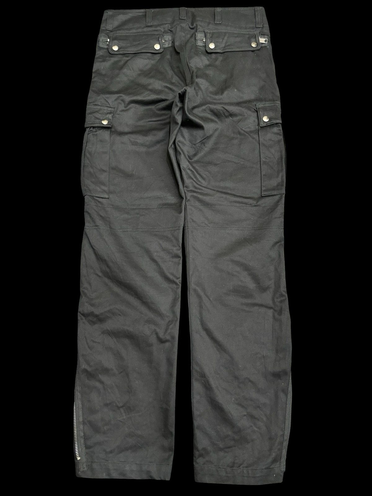 Japanese Brand 💥Punk Style💥Semantic Design Multipockets Zipper Pant F488 Size US 33 - 2 Thumbnail