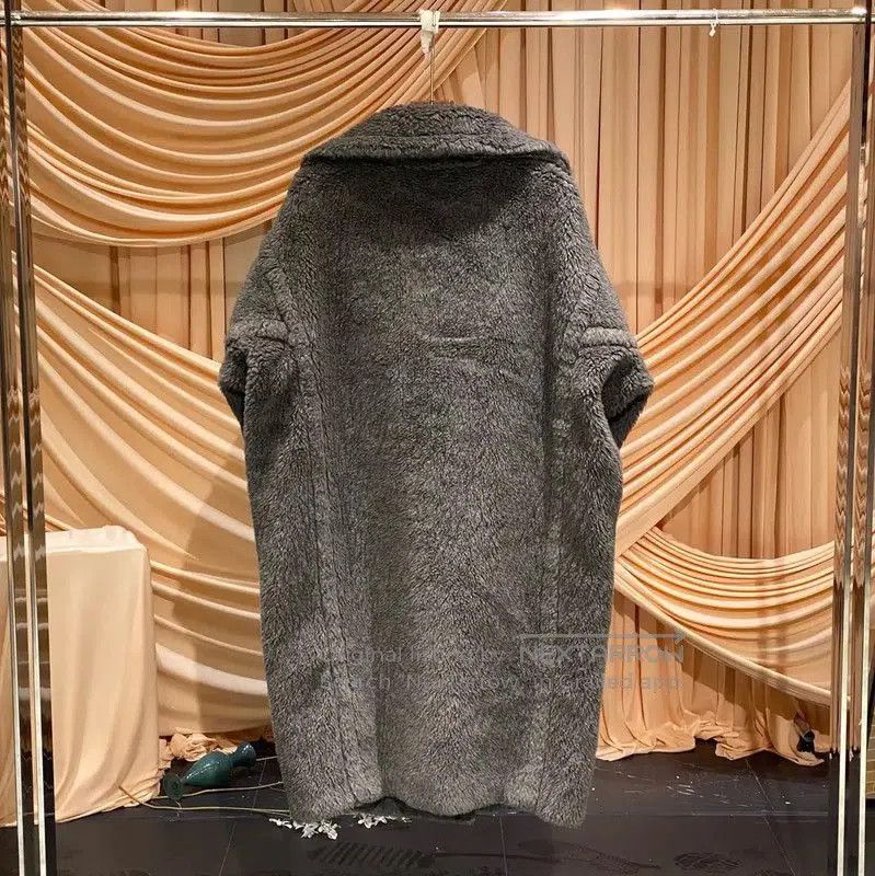 Max Mara MaxMara Gray Wool Women's Coat . Size S / US 4 / IT 40 - 2 Thumbnail