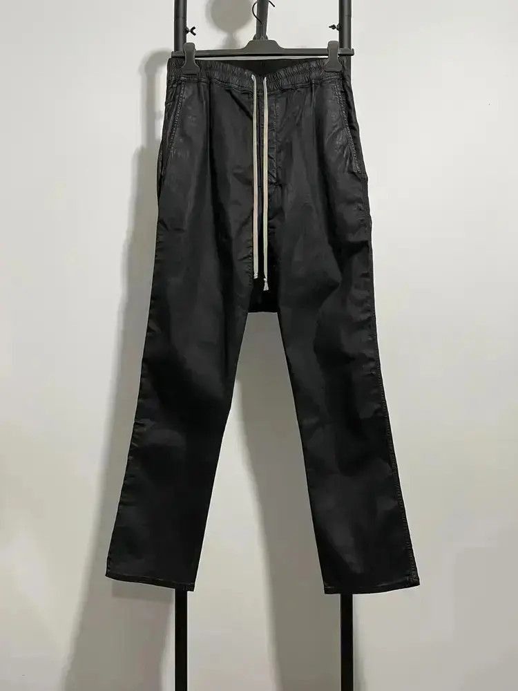 Rick Owens Sz L Rick Owens Waxed Sweatpants-2507 Size US 34 / EU 50 - 1 Thumbnail