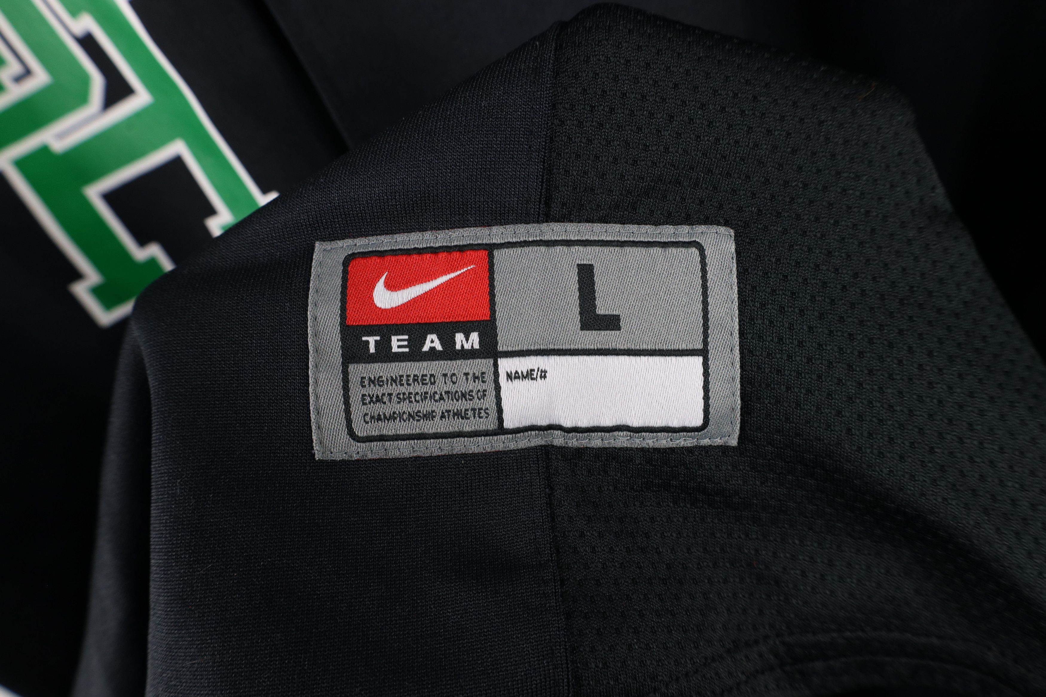 Nike × Vintage Nike Monogram Logo Baseball Jersey Shirt Black Polyester Size US L / EU 52-54 / 3 - 6 Thumbnail